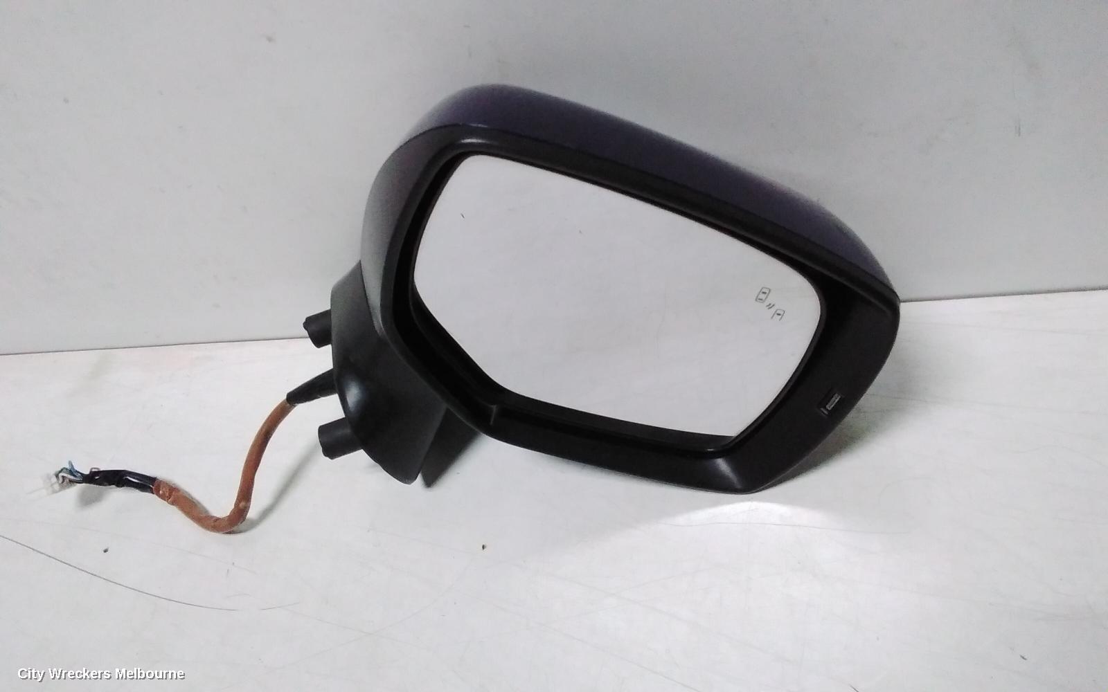 SUBARU OUTBACK RIGHT DOOR MIRROR, 6TH GEN, POWER FOLD, W/ BLIND SPOT TYPE, 12/2015 - 11/2017