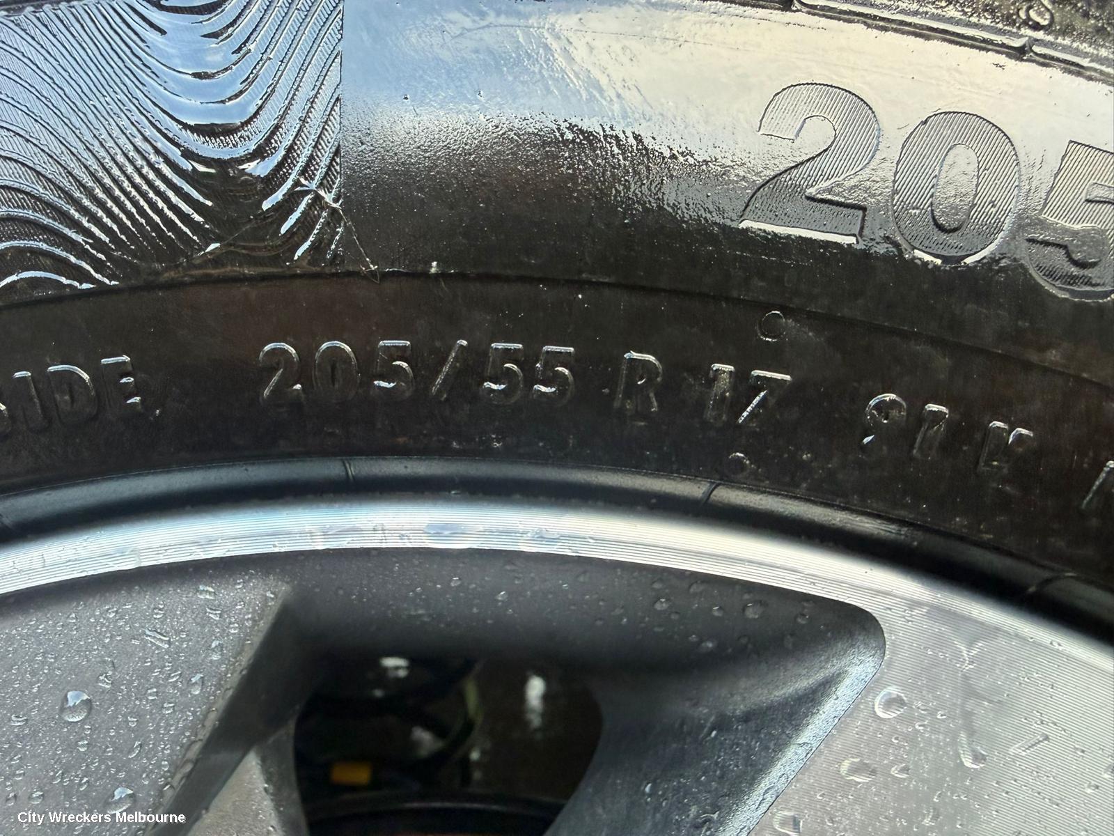 KIA STONIC WHEEL MAG, FACTORY, 17X6IN, 4 Y SPOKE, YB, 08/2020 ONWARDS