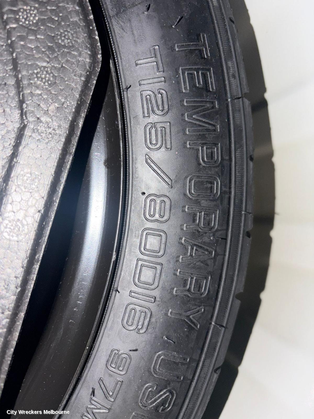KIA STONIC WHEEL STANDARD/STEEL, SPACE SAVER SPARE, YB, 08/2020 ONWARDS