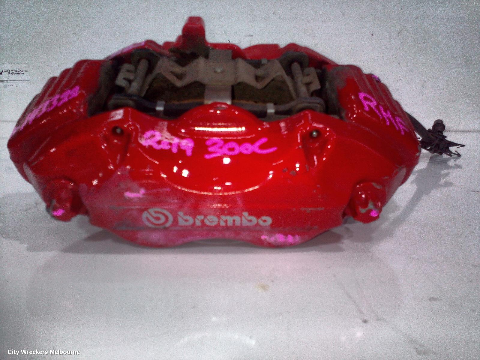 CHRYSLER 300C CALIPER, LX, RH FRONT, RED, 360MM ROTOR, BREMBO, 12/2011 - 12/2021