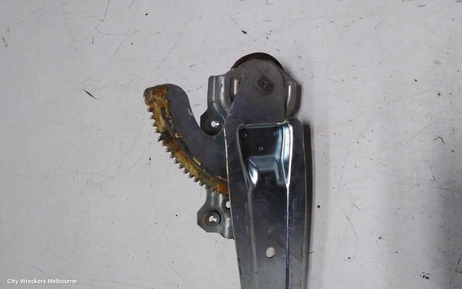 TOYOTA COROLLA LEFT REAR WND REG/MOTOR, ZRE152/20153R, MANUAL, 03/2007 - 10/2013