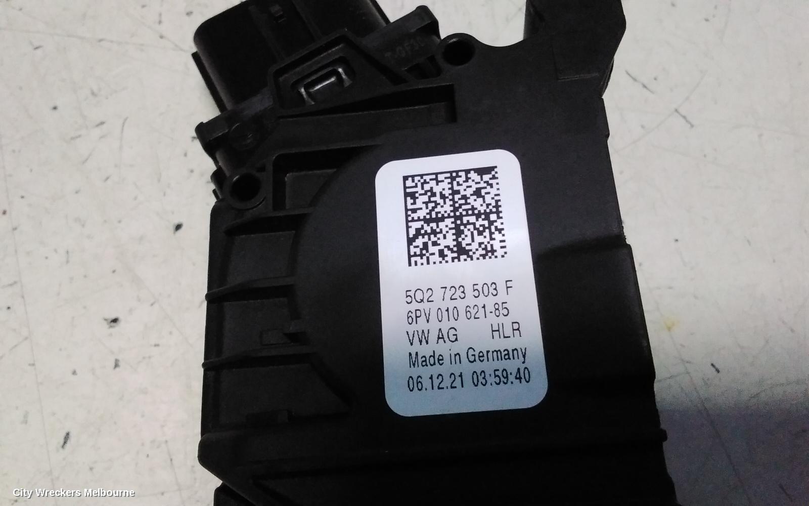 VOLKSWAGEN GOLF PEDAL ASSEMBLY, GEN 8, 09/2020 ONWARDS