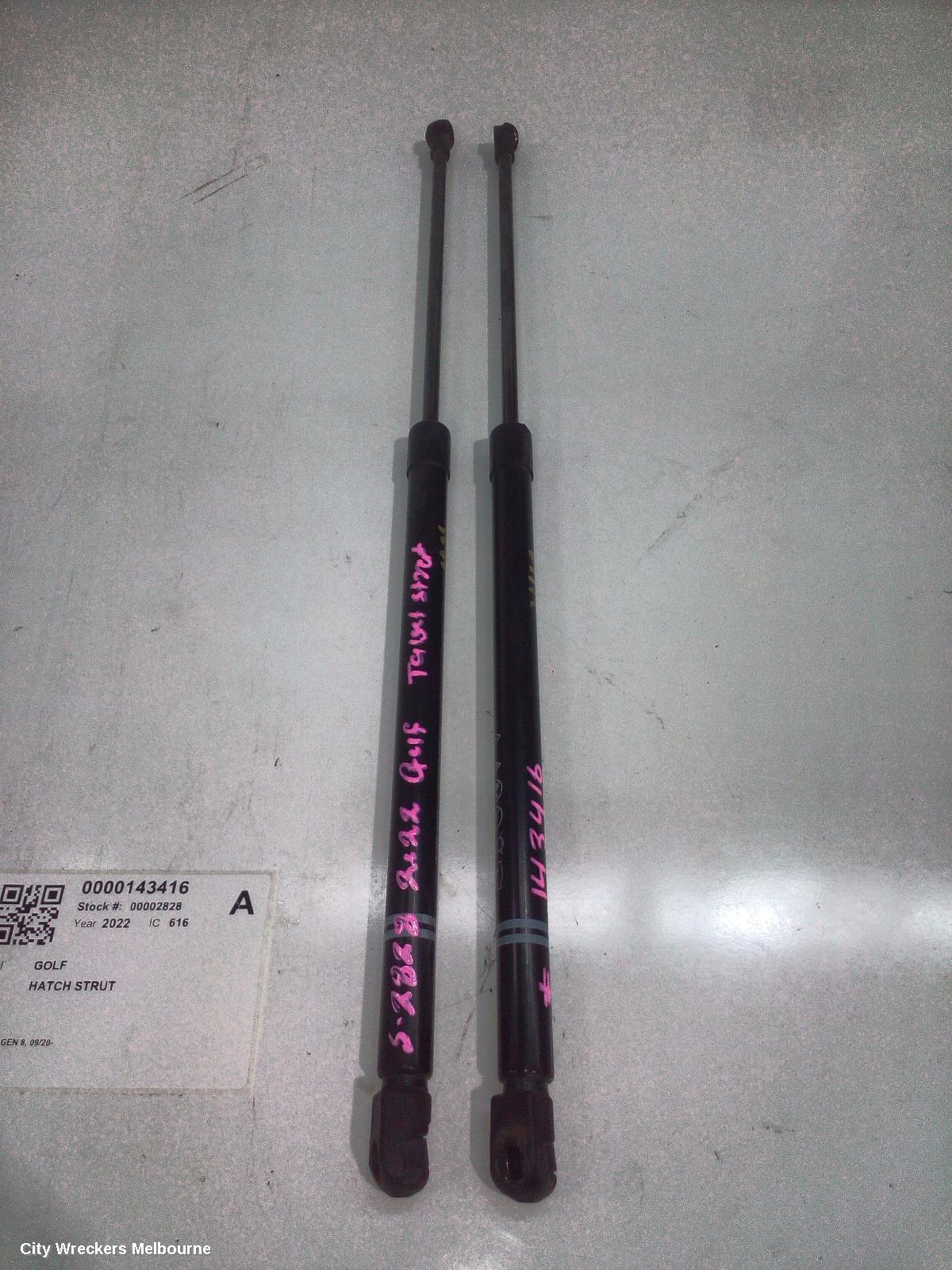 VOLKSWAGEN GOLF HATCH STRUT, GEN 8, 09/2020 ONWARDS