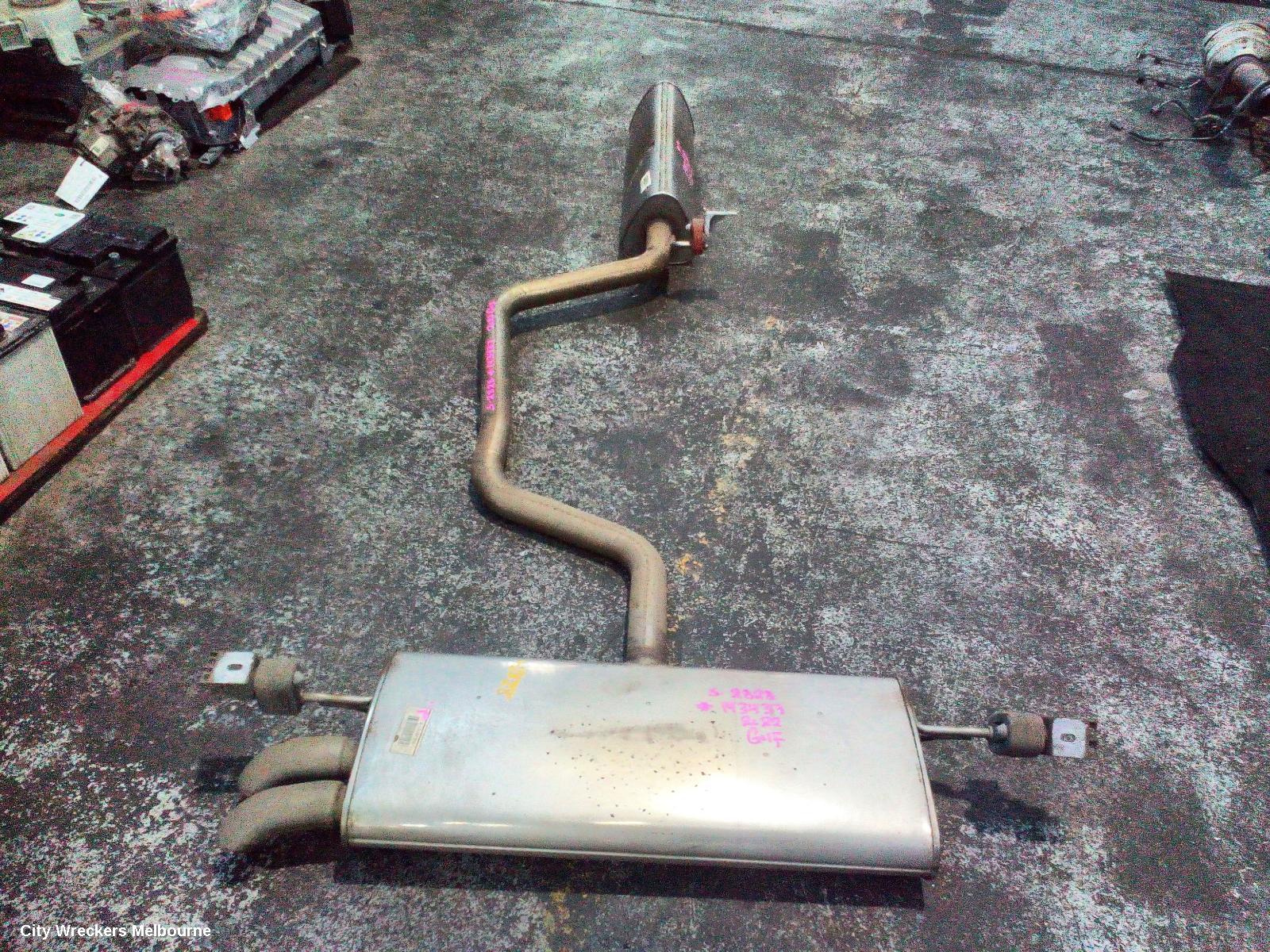 VOLKSWAGEN GOLF EXHAUST SYSTEM, GEN 8, 09/2020 ONWARDS