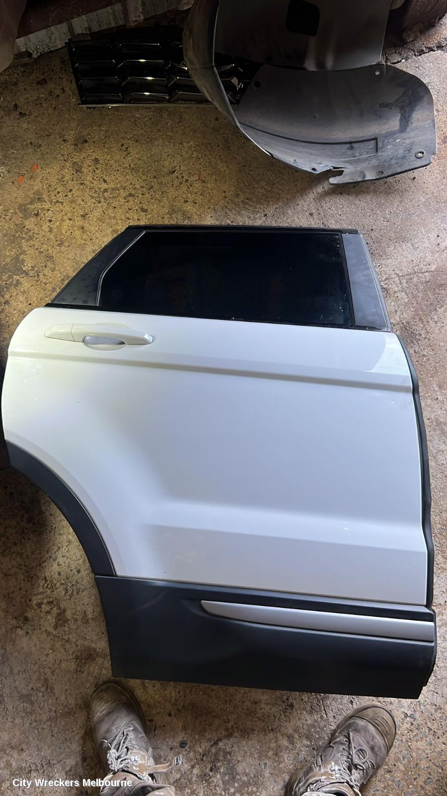 LAND ROVER RANGEROVER EVOQUE RIGHT REAR DOOR, L538, 11/2011 - 01/2019