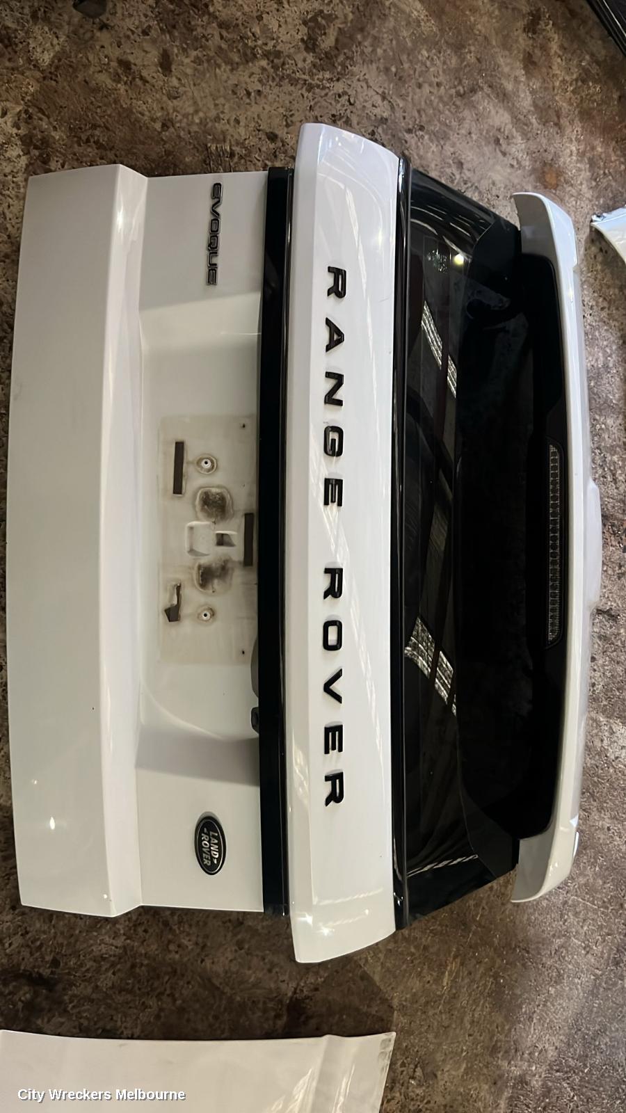 LAND ROVER RANGEROVER EVOQUE BOOTLID/TAILGATE, TAILGATE, L538, 5DR WAGON, 11/2011 - 01/2019