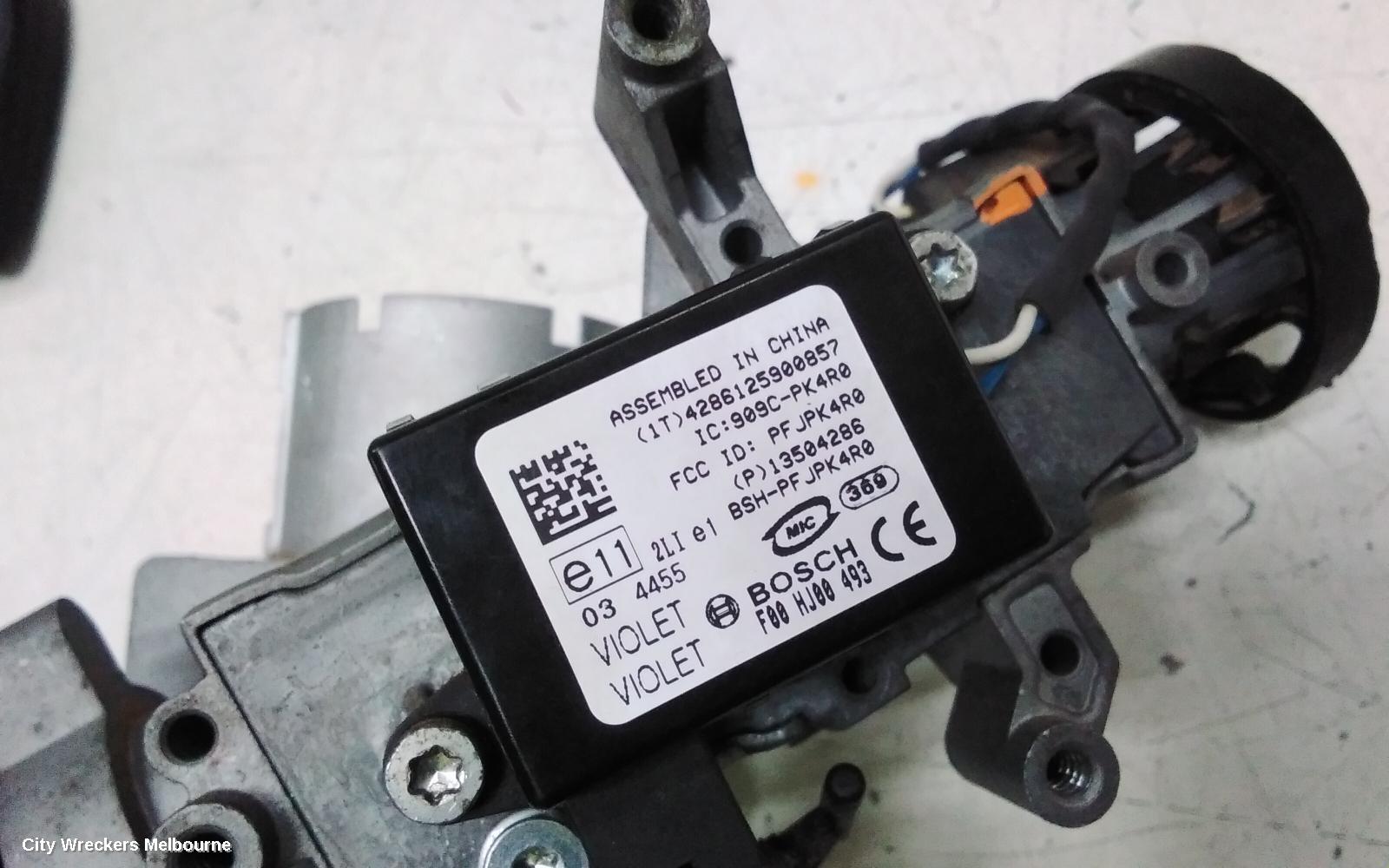 HOLDEN COLORADO IGNITION W/ KEY, RG, 2.8, APR, AUTO T/M, 2WD, 01/2012 - 12/2020