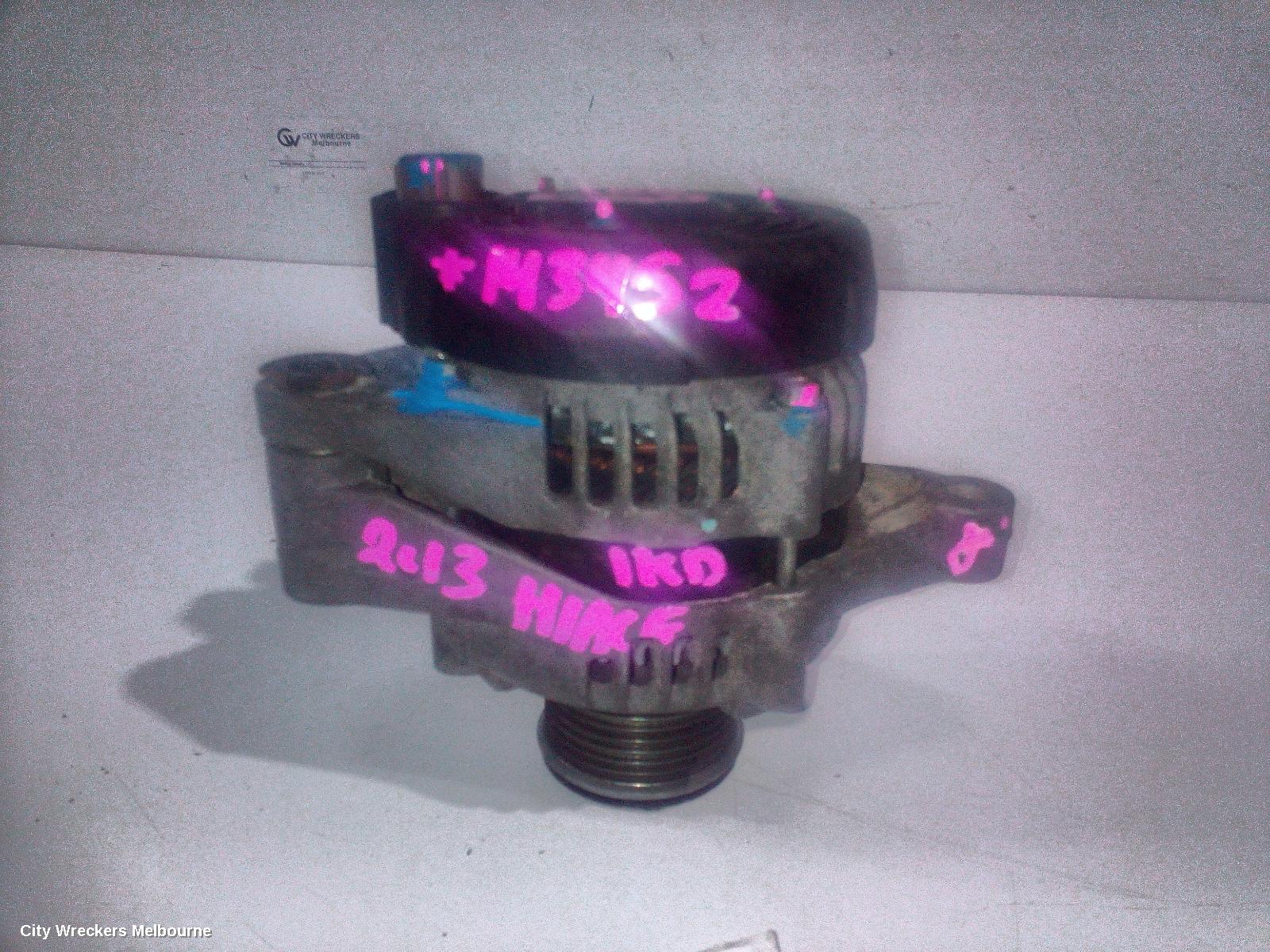 TOYOTA HIACE ALTERNATOR, DIESEL, 3.0, 1KD-FTV, TURBO, KDH, 09/2006 - 04/2019