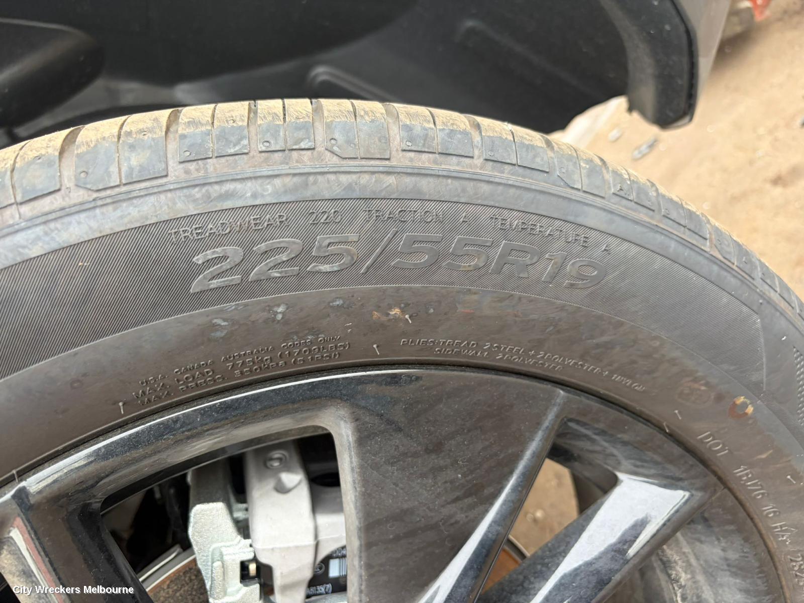 HAVAL H6 WHEEL MAG, B01, FACTORY, 19X7IN, 5 V SPOKE, BLACK, 10/2024 ONWARDS