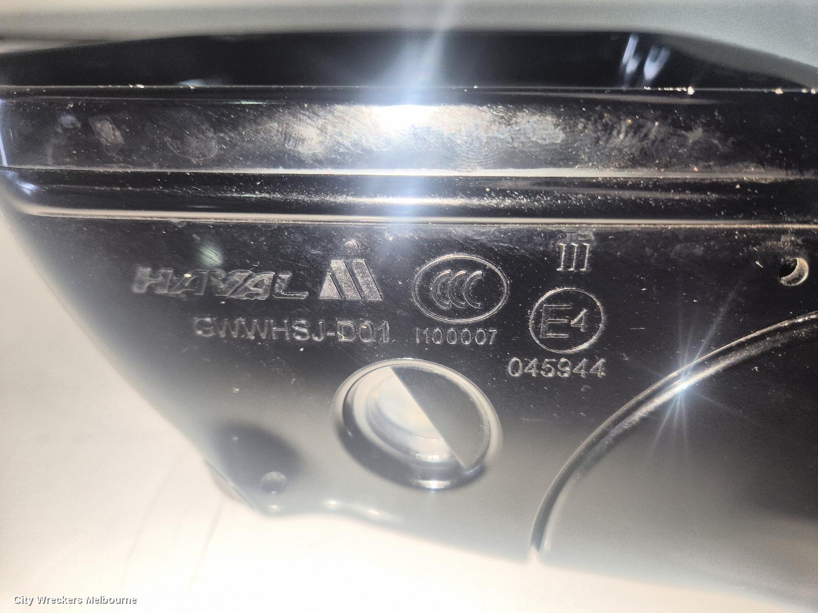 HAVAL H6 LEFT DOOR MIRROR, B01, W/ POWER FOLD, NON HEATED TYPE, COLOUR CODED, 02/2021 - 04/2025