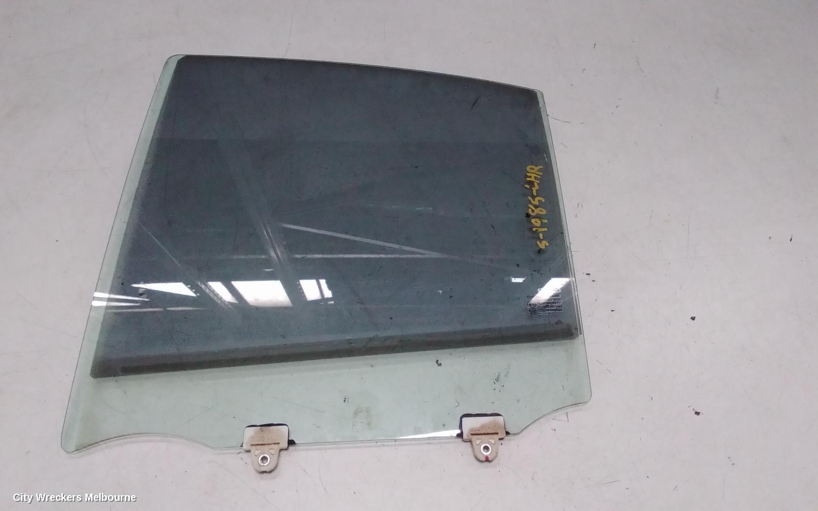 NISSAN MICRA LEFT REAR DOOR WINDOW, K13, 11/2010 - 12/2016