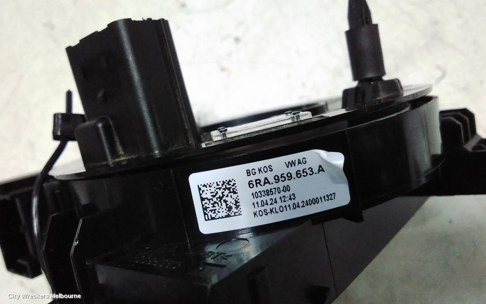 VOLKSWAGEN POLO AIRBAG MODULE/SENSOR, CLOCKSPRING, AW-AE, 09/2017 ONWARDS