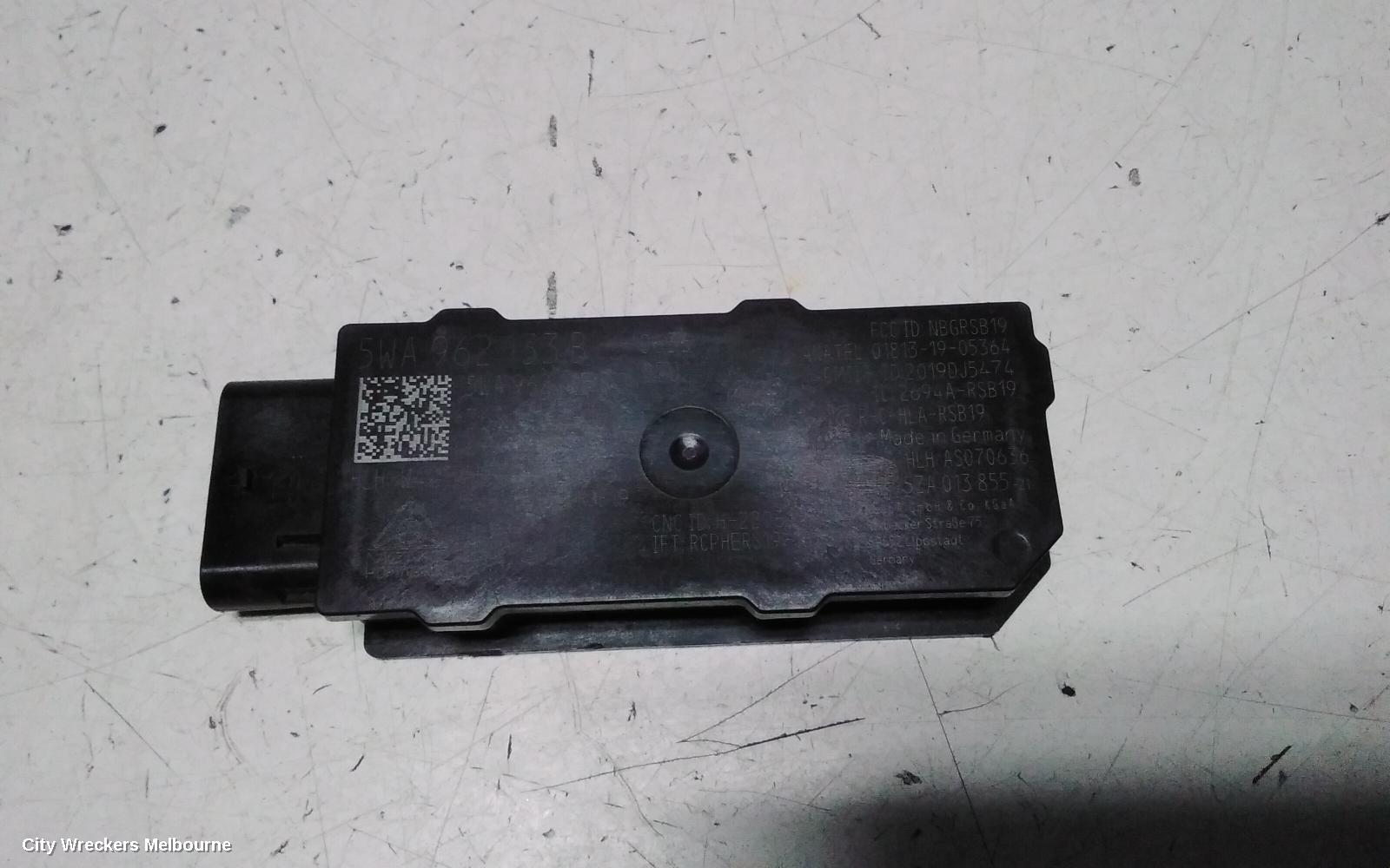 VOLKSWAGEN GOLF, GEN 8, 09/2020 ONWARDS, 5WA962133B AERIAL KEYLESS ENTRY ANTENNA: 143559