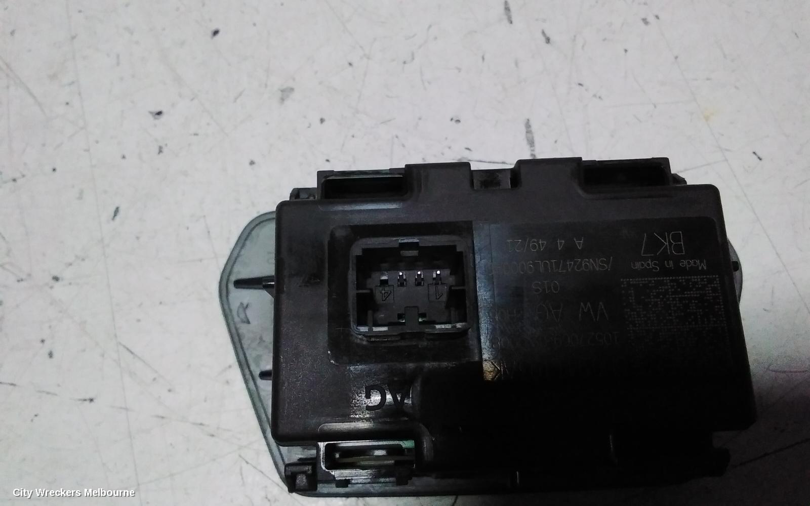 VOLKSWAGEN GOLF, GEN 8, 09/2020 ONWARDS, 5H0 941 193 AK LIGHT VISBILITY BUTTON : 143561