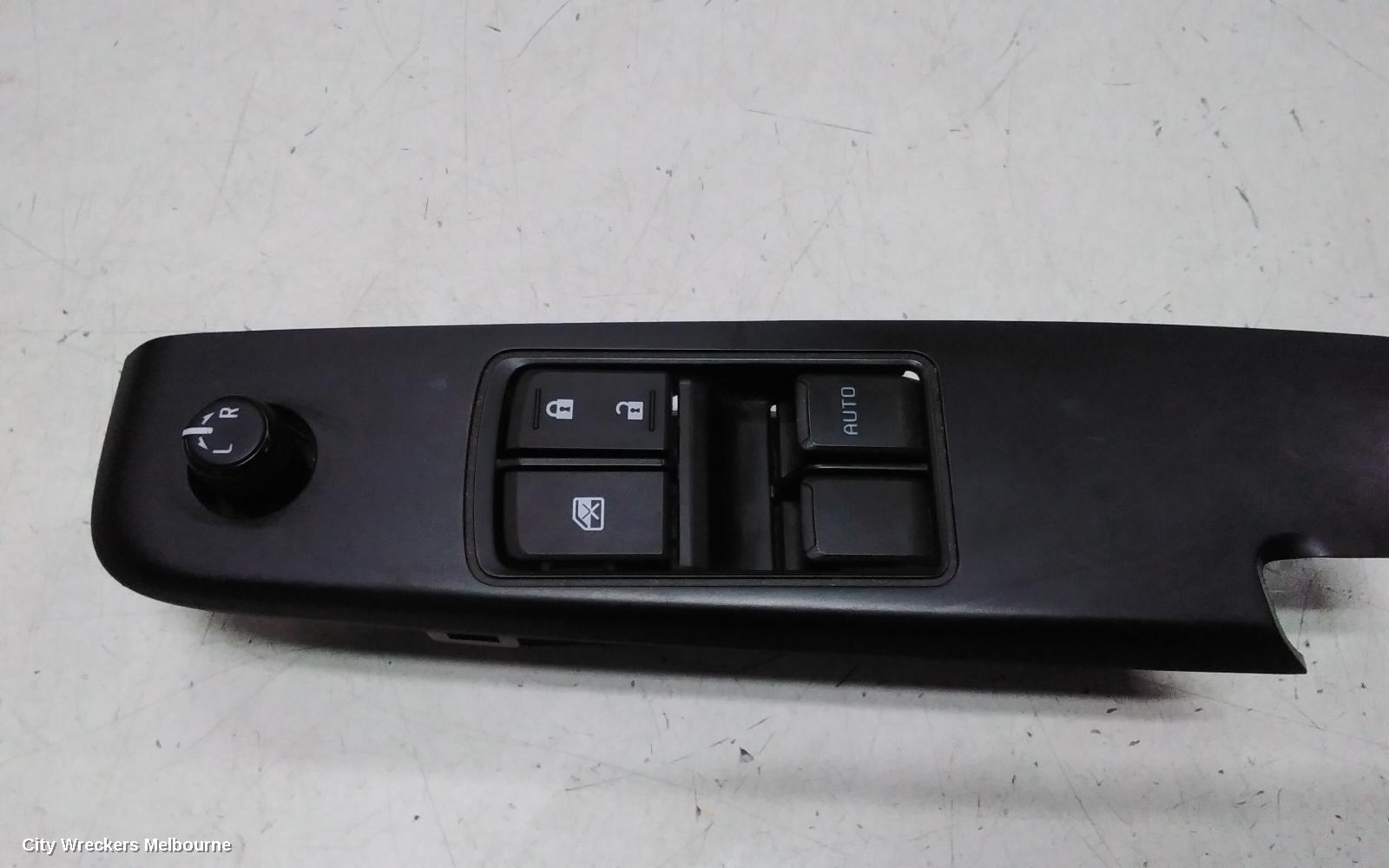ISUZU DMAX PWR DR WIND SWITCH, RH FRONT (MASTER SWITCH), 2 DOOR, RG, 07/2020 ONWARDS