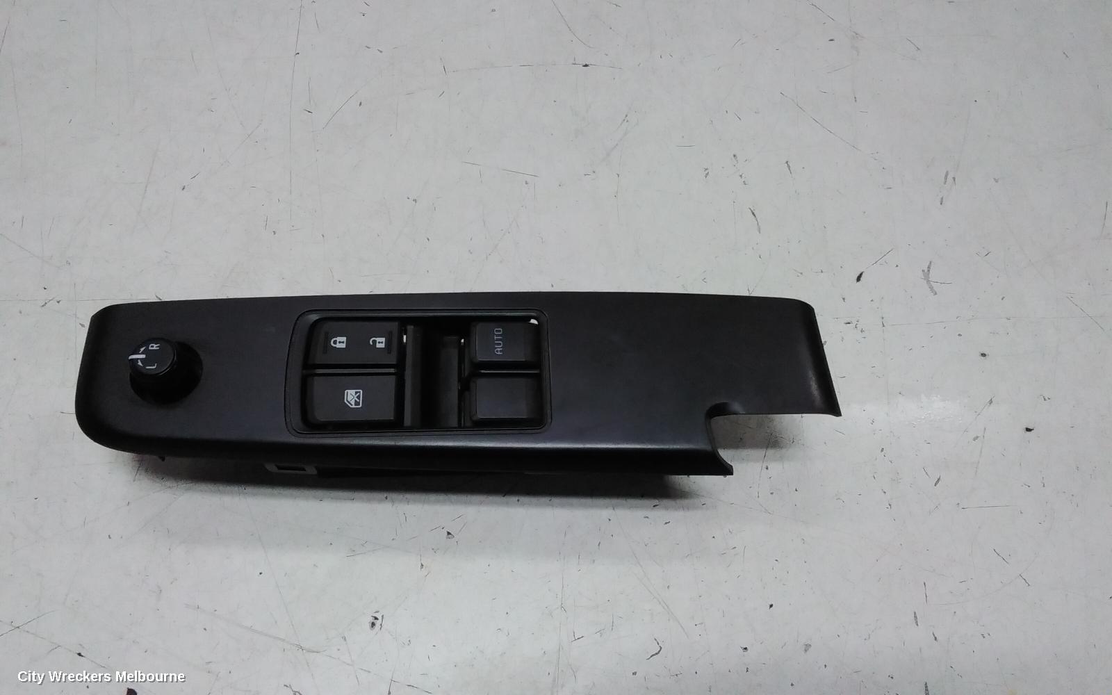 ISUZU DMAX PWR DR WIND SWITCH, RH FRONT (MASTER SWITCH), 2 DOOR, RG, 07/2020 ONWARDS