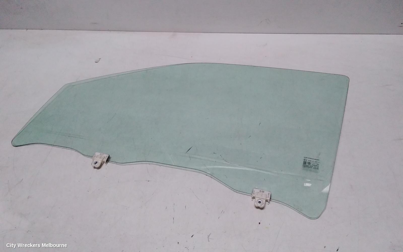 ISUZU DMAX LEFT FRONT DOOR WINDOW, RG, 07/2020 ONWARDS