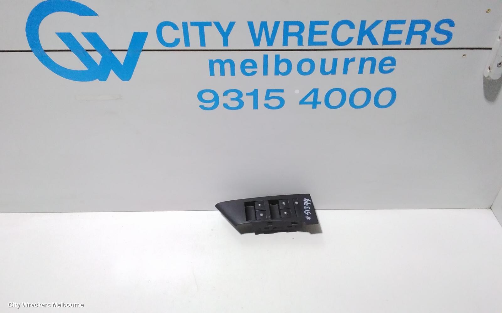 OPEL ASTRA PWR DR WIND SWITCH, RH FRONT (MASTER SWITCH), AS, 5DR HATCH/WAGON, 09/2012 - 08/2013