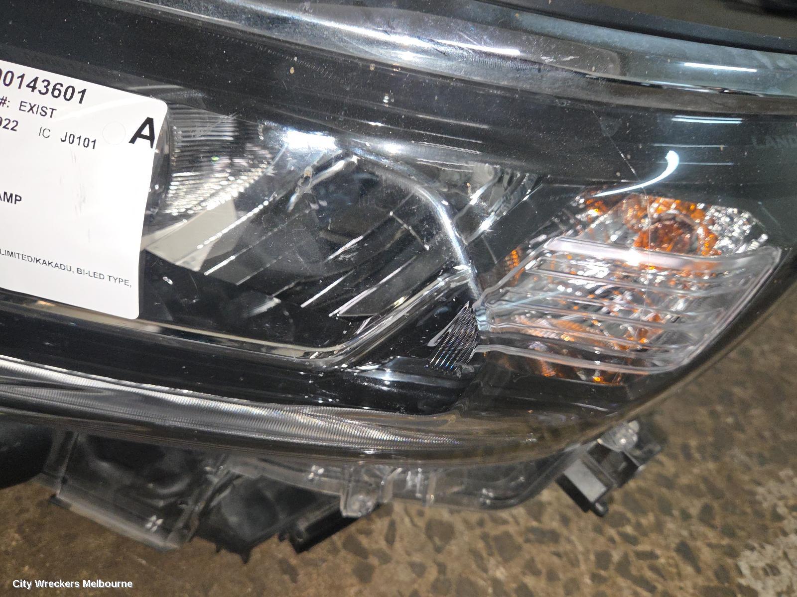 TOYOTA PRADO LEFT HEADLAMP, 150 SERIES, GXL/VX/VX LIMITED/KAKADU, BI-LED TYPE, 08/2017 - 11/2023