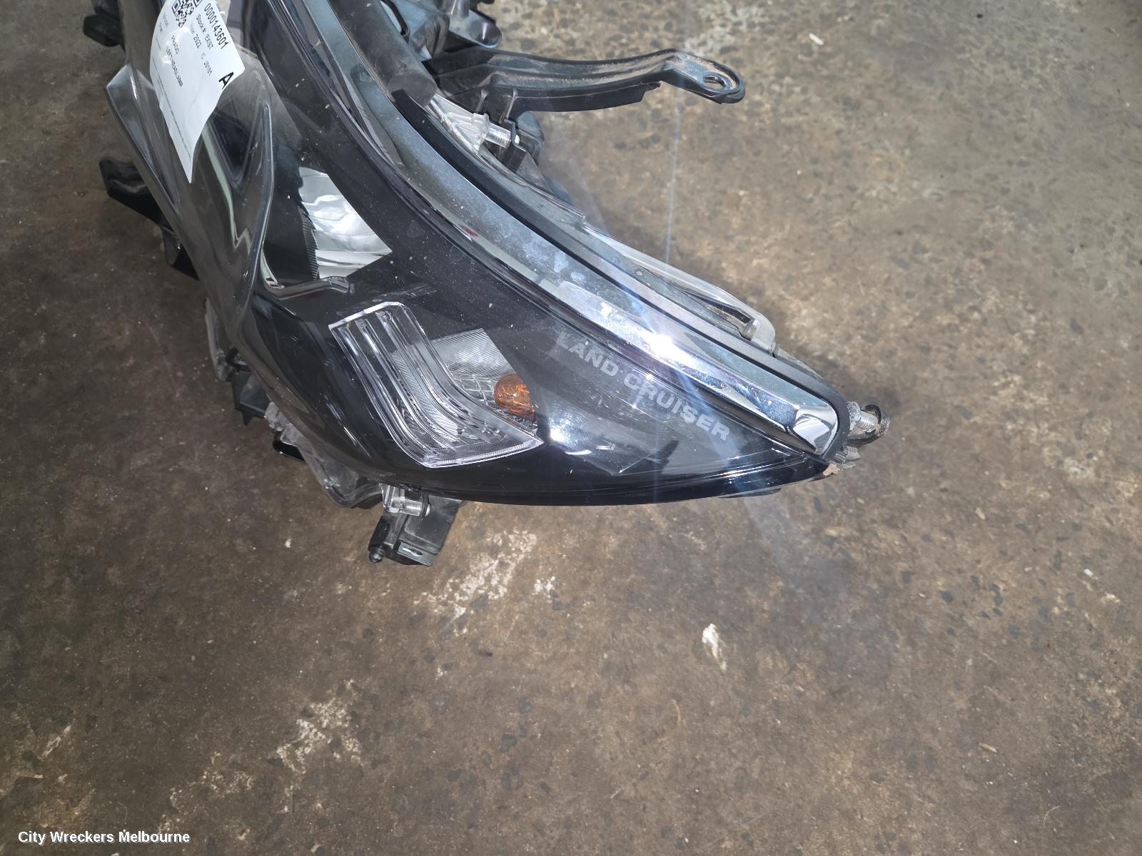TOYOTA PRADO LEFT HEADLAMP, 150 SERIES, GXL/VX/VX LIMITED/KAKADU, BI-LED TYPE, 08/2017 - 11/2023