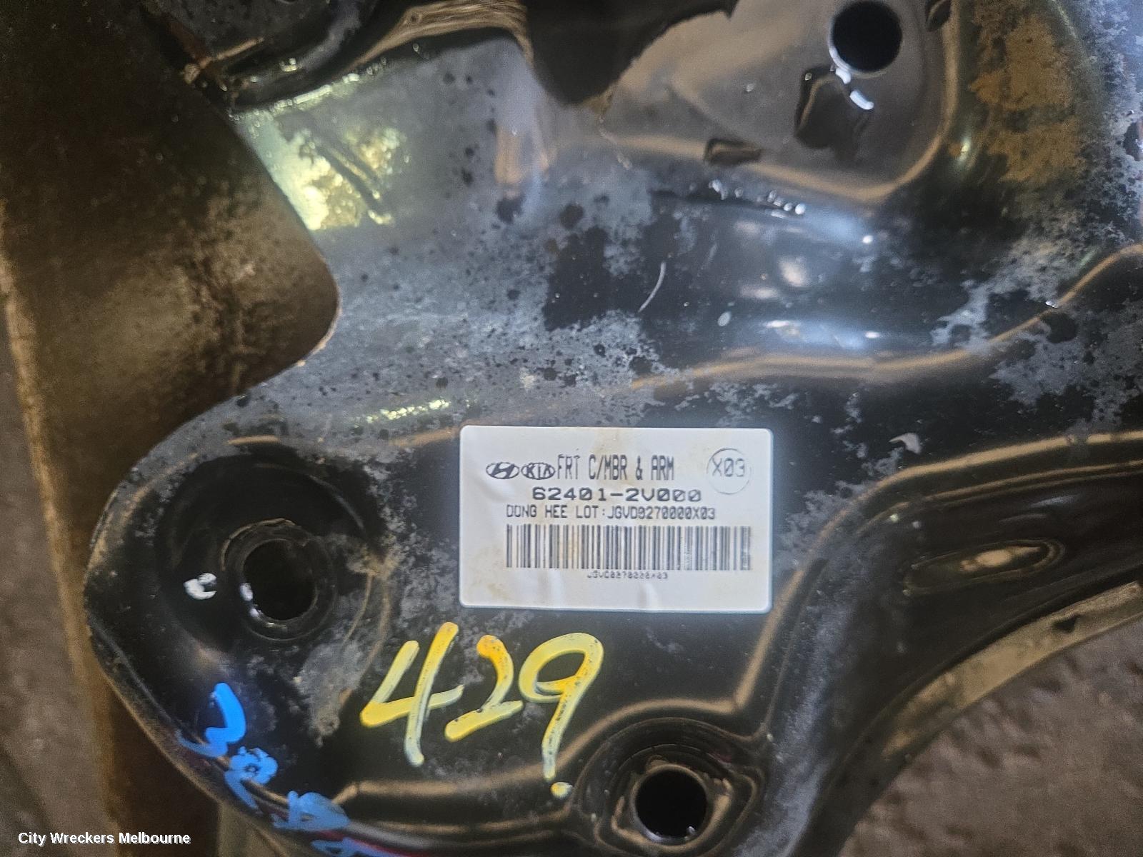 HYUNDAI I30 FRT XMEMBER/CRADLE, GD, 5DR HATCH, 05/2012 - 04/2017