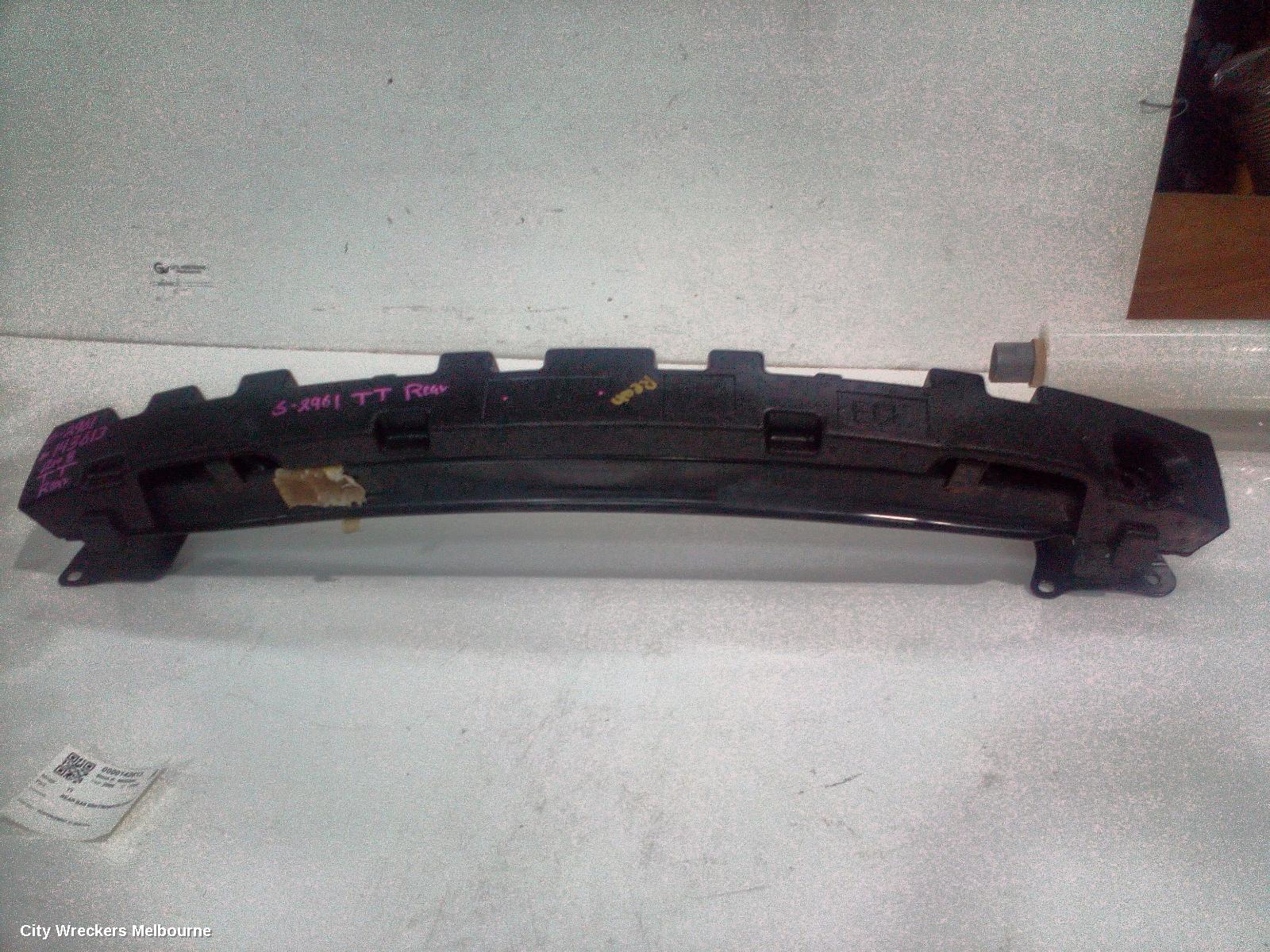 AUDI TT R/BAR BRACKET/REINFO, REINFORCEMENT, 8J, 09/2006 - 12/2014