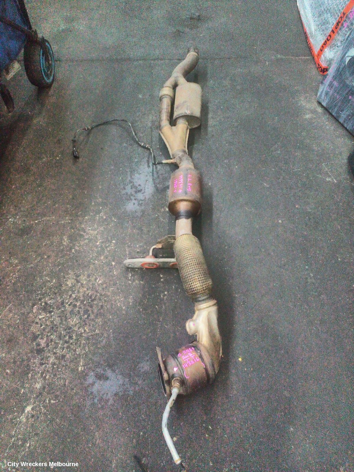 AUDI TT CATALYTIC CONVERTER, UNDER CAR-CAT TYPE, 2.0, PETROL, BWA CODE, 8J, 09/2006 - 08/2010