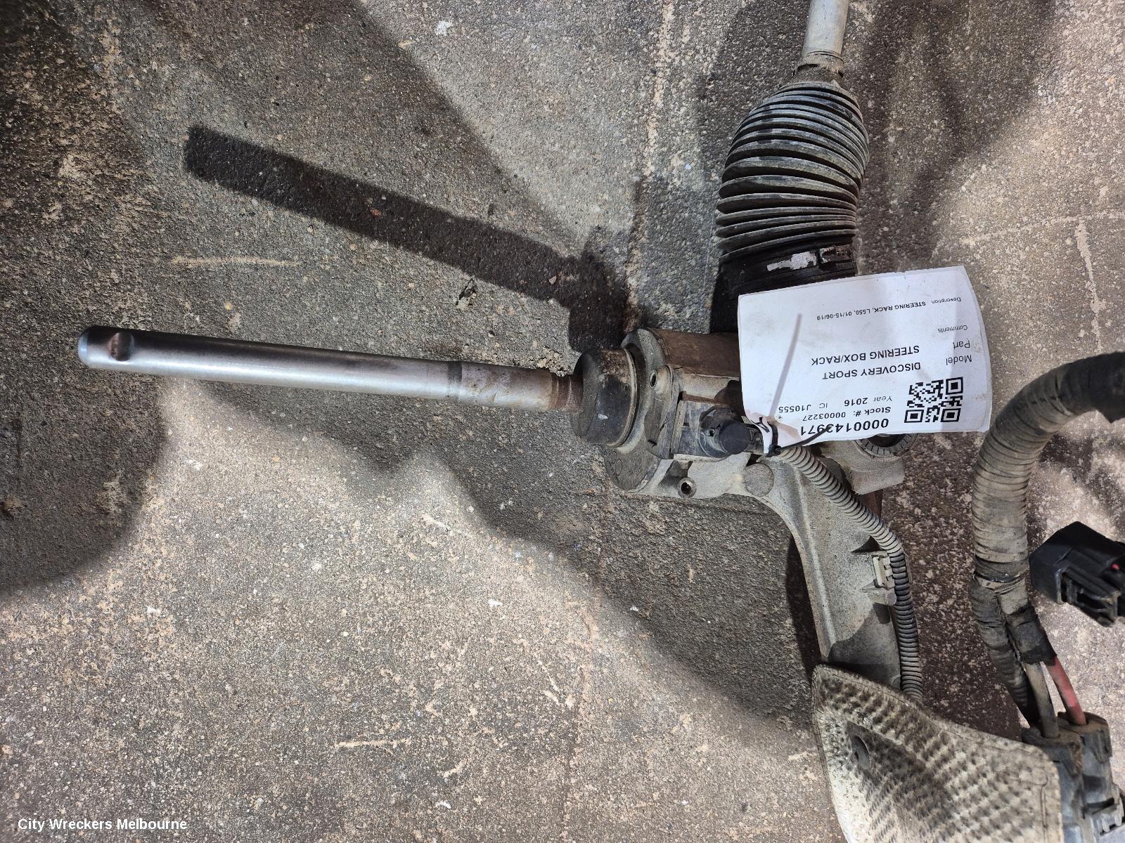 LAND ROVER DISCOVERY SPORT STEERING BOX/RACK, STEERING RACK, L550, 01/2015 - 06/2019