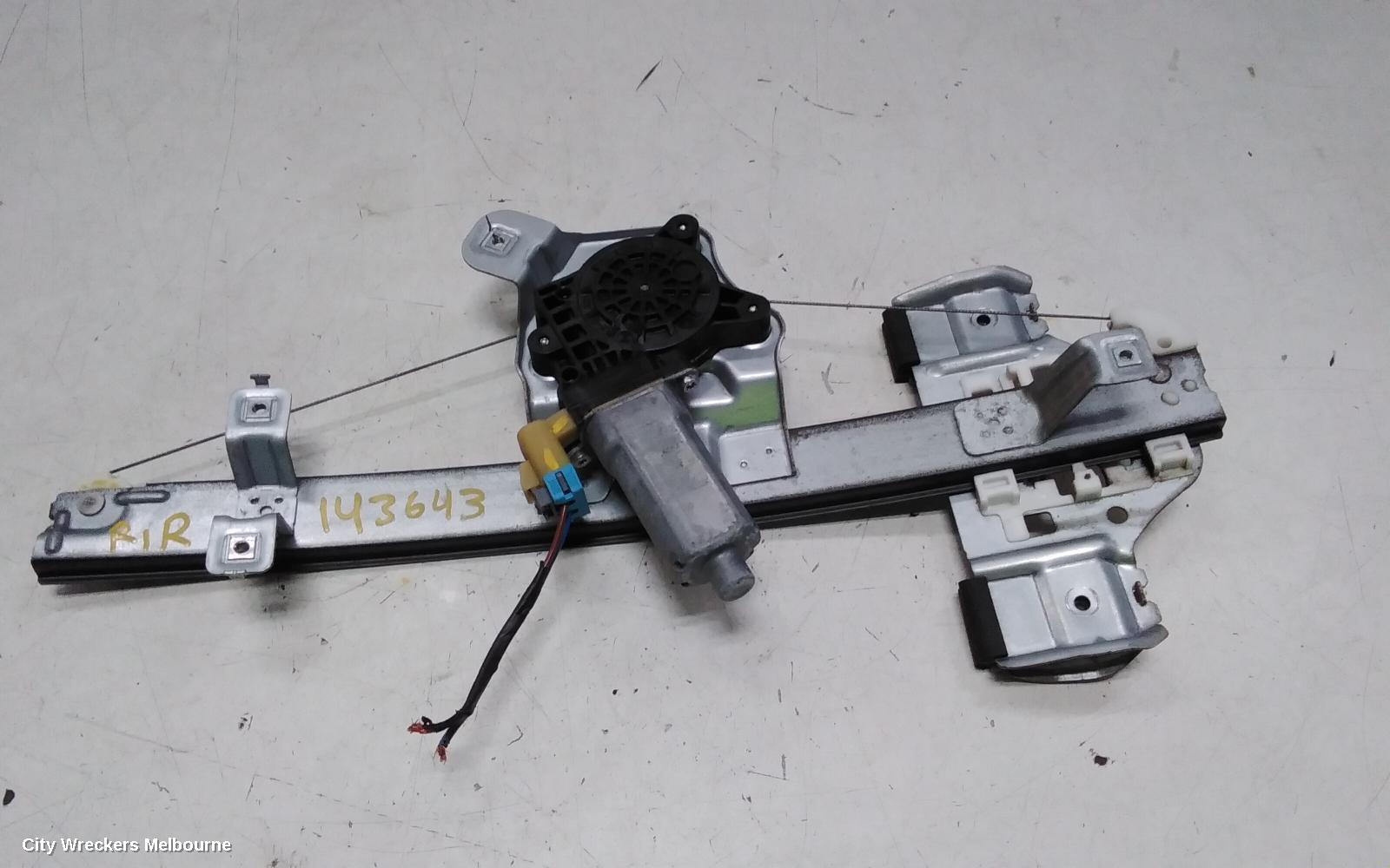 HOLDEN COMMODORE RIGHT REAR WND REG/MOTOR, VE-VF, WAGON, 08/2006 - 12/2017