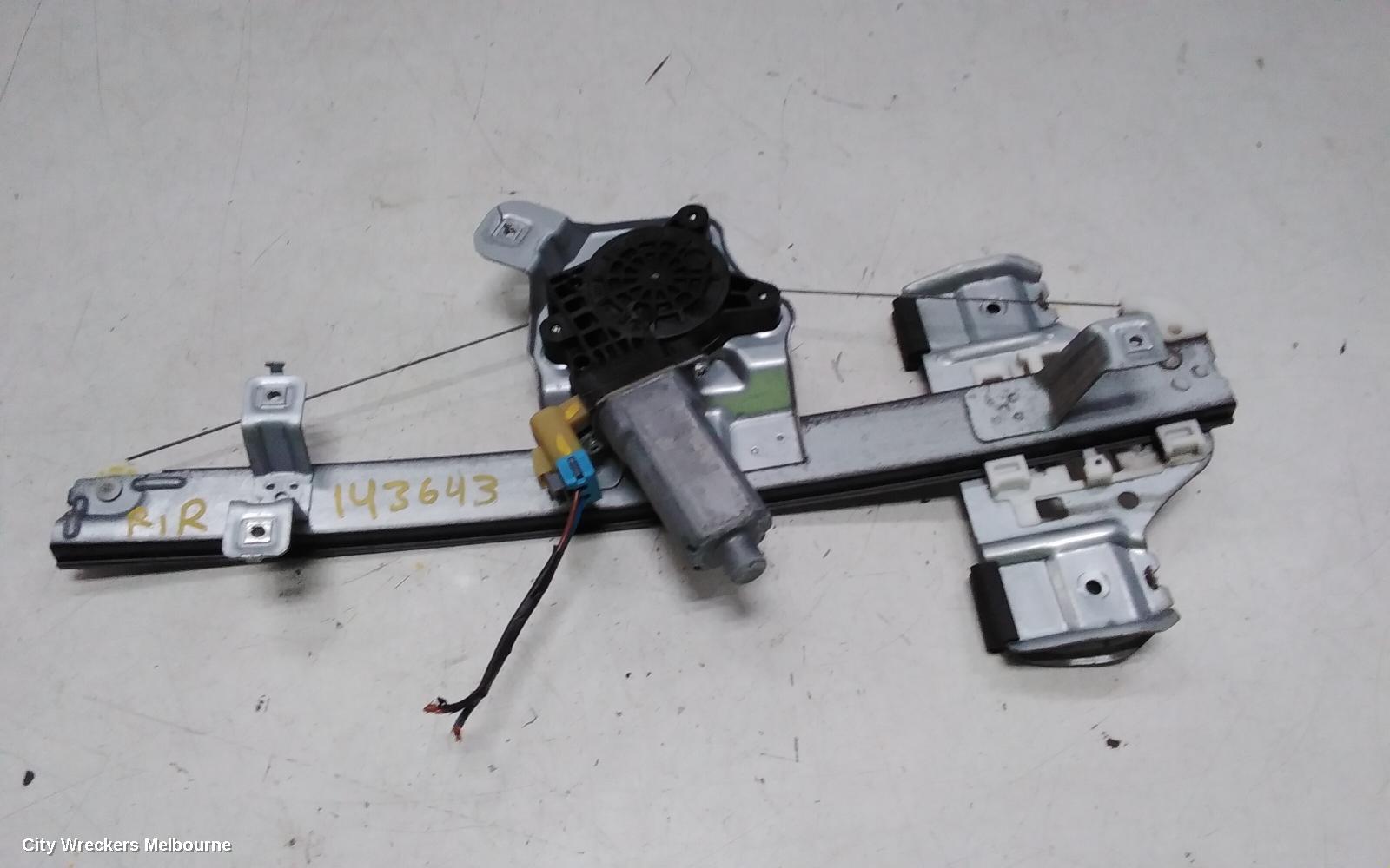HOLDEN COMMODORE RIGHT REAR WND REG/MOTOR, VE-VF, WAGON, 08/2006 - 12/2017