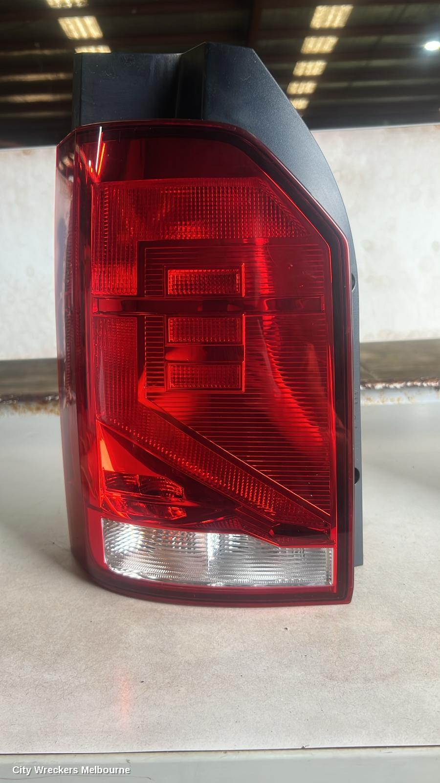 VOLKSWAGEN TRANSPORTER LEFT TAILLIGHT, T6, IN BODY, HALOGEN TYPE, 08/2020 - 08/2024