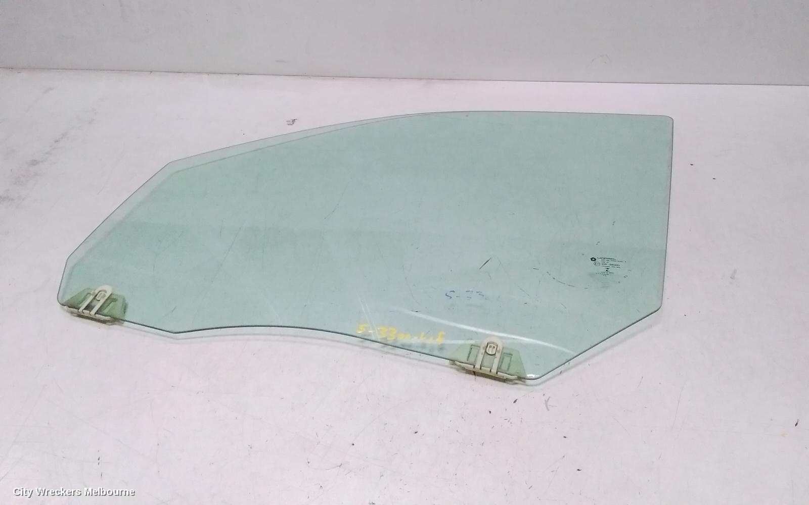 RAM 1500 LEFT FRONT DOOR WINDOW, DS, 01/2016 - 12/2023
