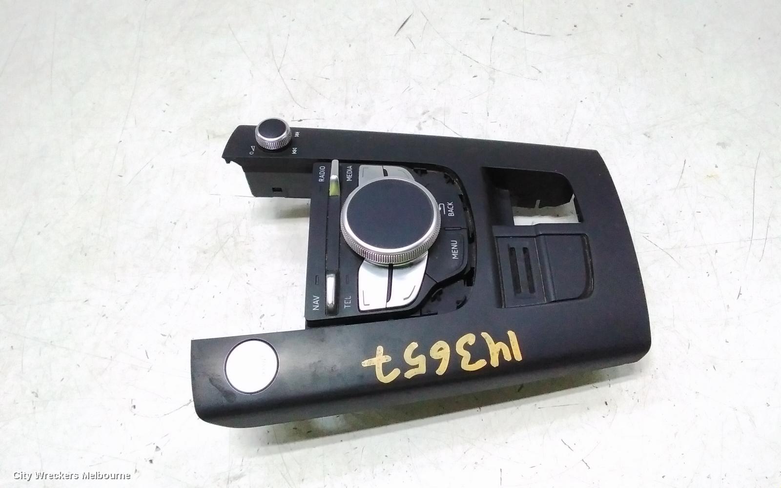 AUDI A3 RADIO/CD/DVD/SAT/TV, MMI CONTROLS, W/ MIB HIGH, W/ START BUTTON TYPE, 8V, 03/2013 - 10/2020