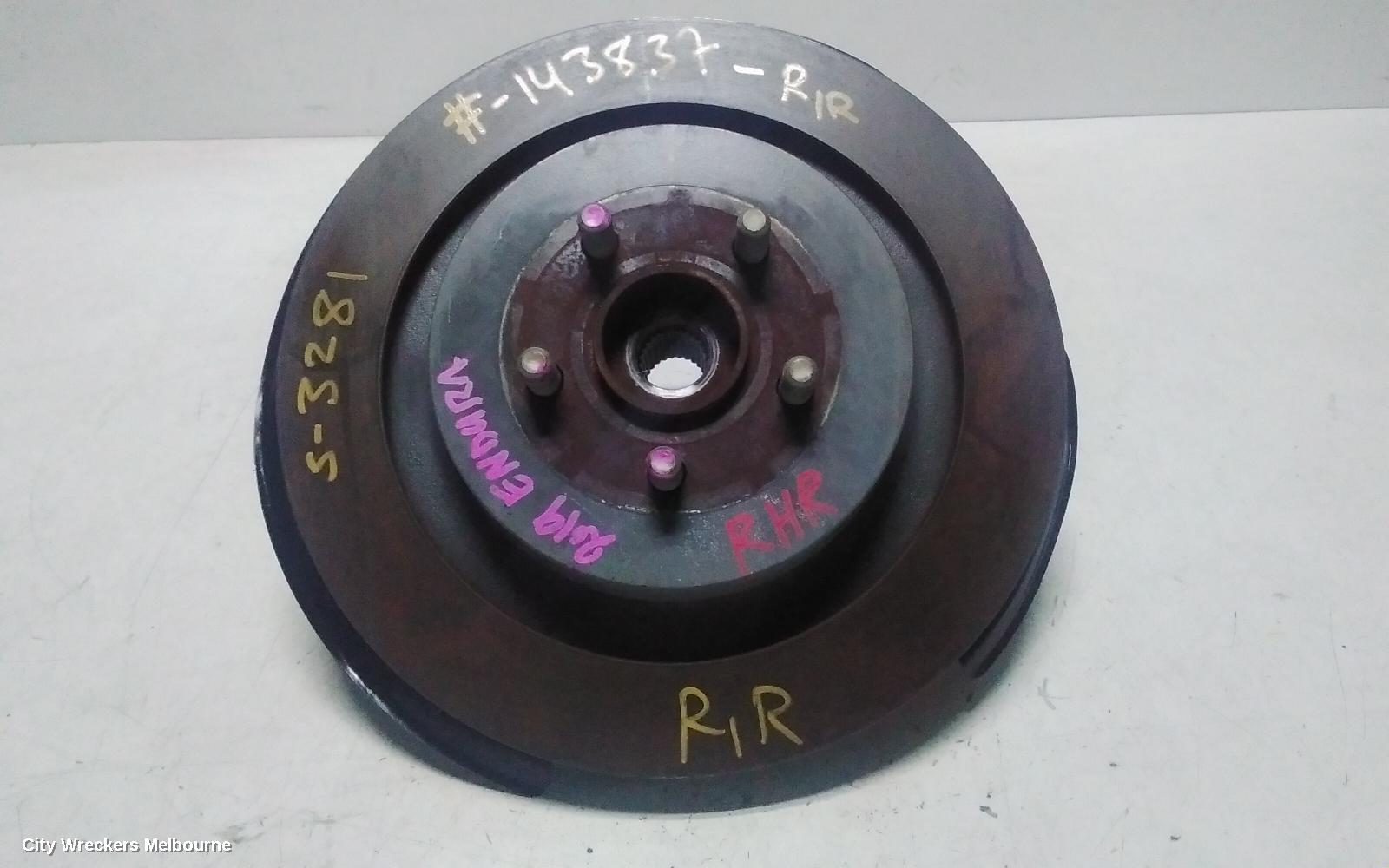 FORD ENDURA RIGHT REAR HUB ASSEMBLY, AWD, CA, 09/2018 - 06/2020
