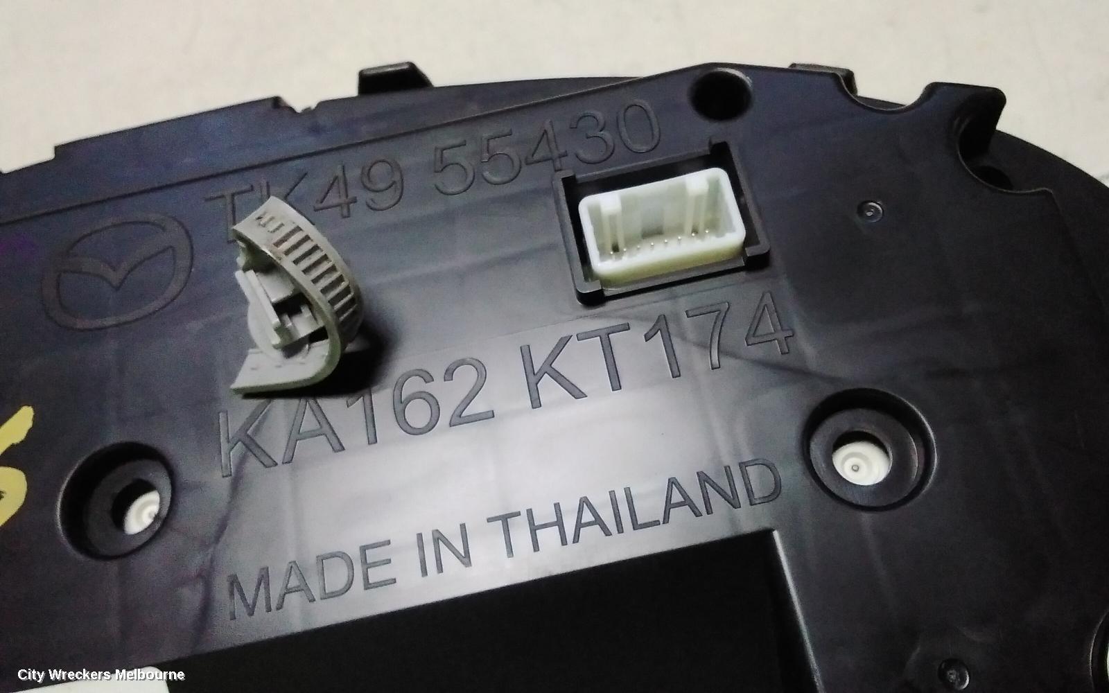 MAZDA CX9 INSTRUMENT CLUSTER, TC, INSTRUMENT CLUSTER, PETROL, AUTO T/M, TOURING/SPORT/GT, 07/2016 - 12/2024