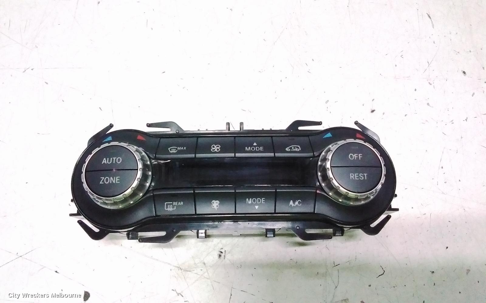 MERCEDES CLA CLASS HEATER/AC CONTROLS, C117, DUAL ZONE CLIMATE CONTROL TYPE, 10/2013 - 02/2019