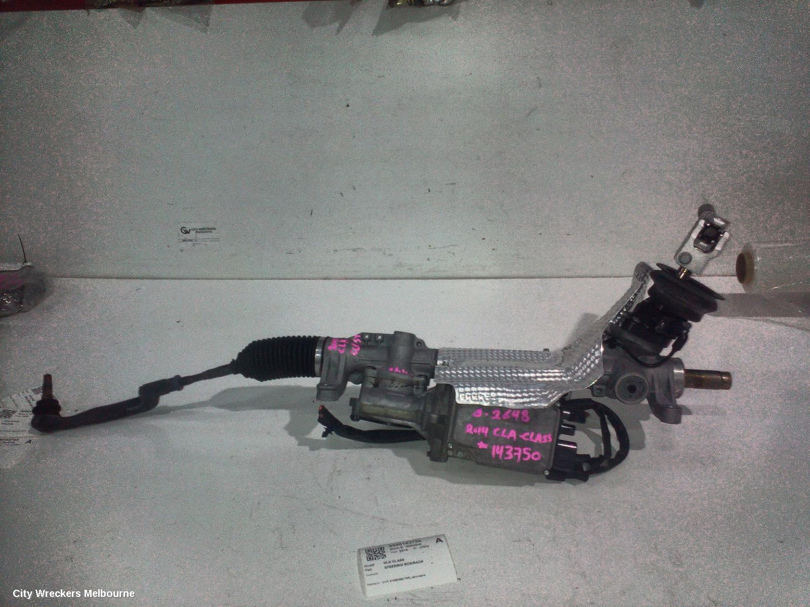 MERCEDES CLA CLASS STEERING BOX/RACK, C117, STANDARD TYPE, 09/2013 - 05/2016