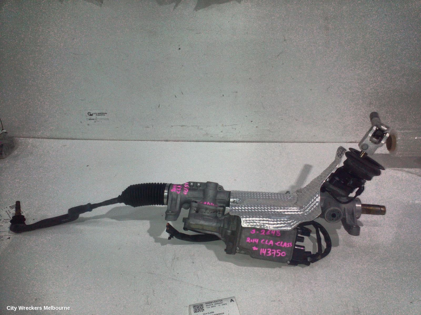 MERCEDES CLA CLASS STEERING BOX/RACK, C117, STANDARD TYPE, 09/2013 - 05/2016