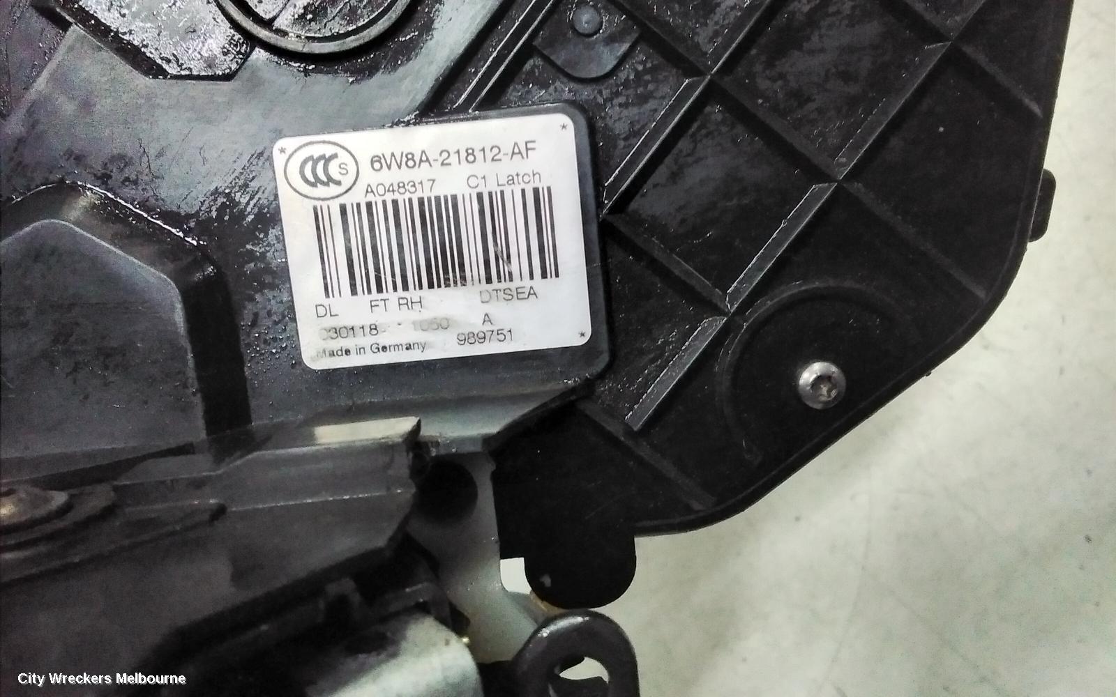 LAND ROVER RANGEROVER EVOQUE DOOR/BOOT/GATE LOCK, RIGHT FRONT DOOR LOCK, L538, W/ KEYLESS START TYPE (ONE WIRE PLUG), 11/2011 - 01/2019