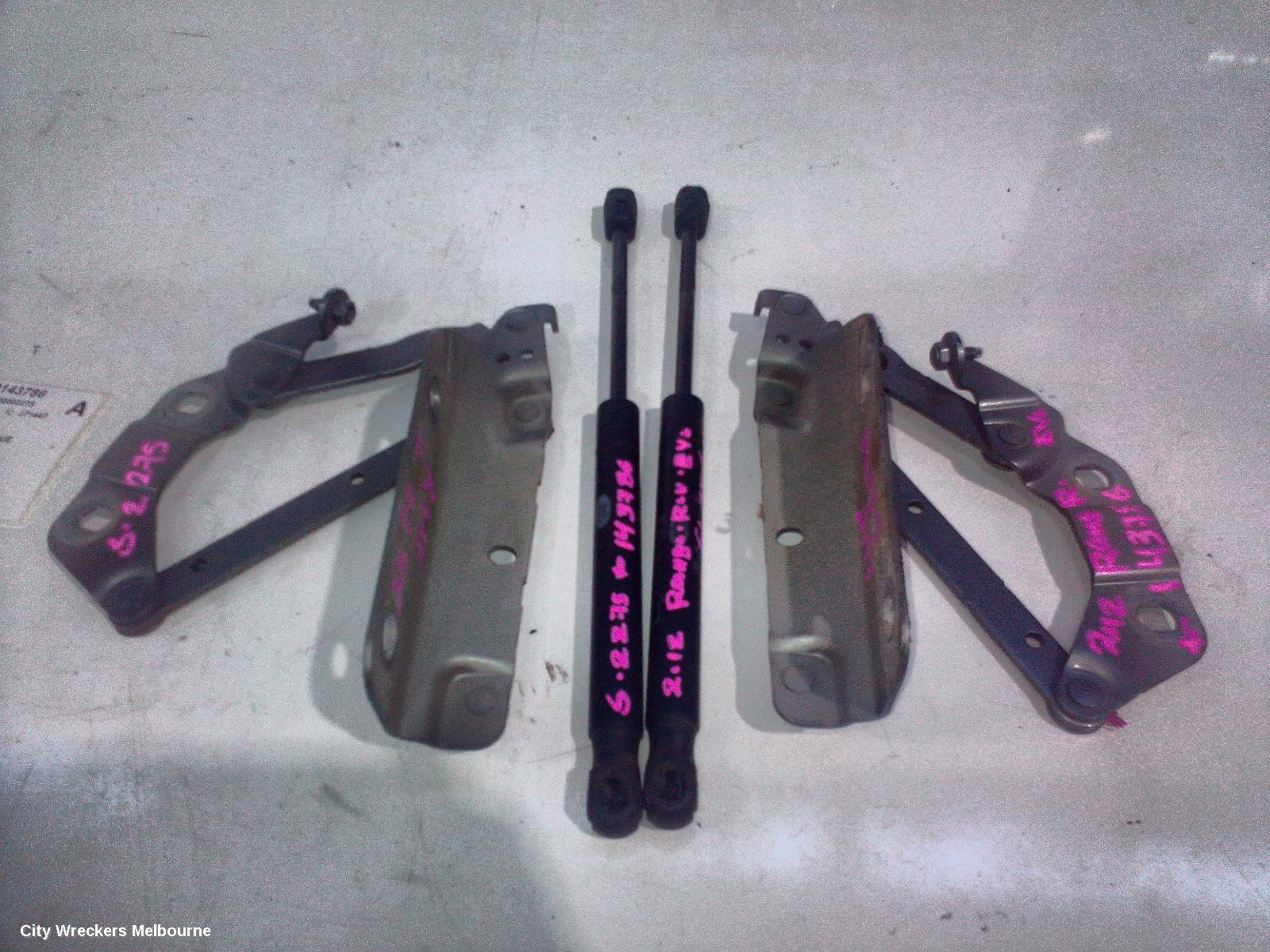 LAND ROVER RANGEROVER EVOQUE BONNET HINGE/STRUT, L538, HINGE (PAIR), 11/2011 - 01/2019