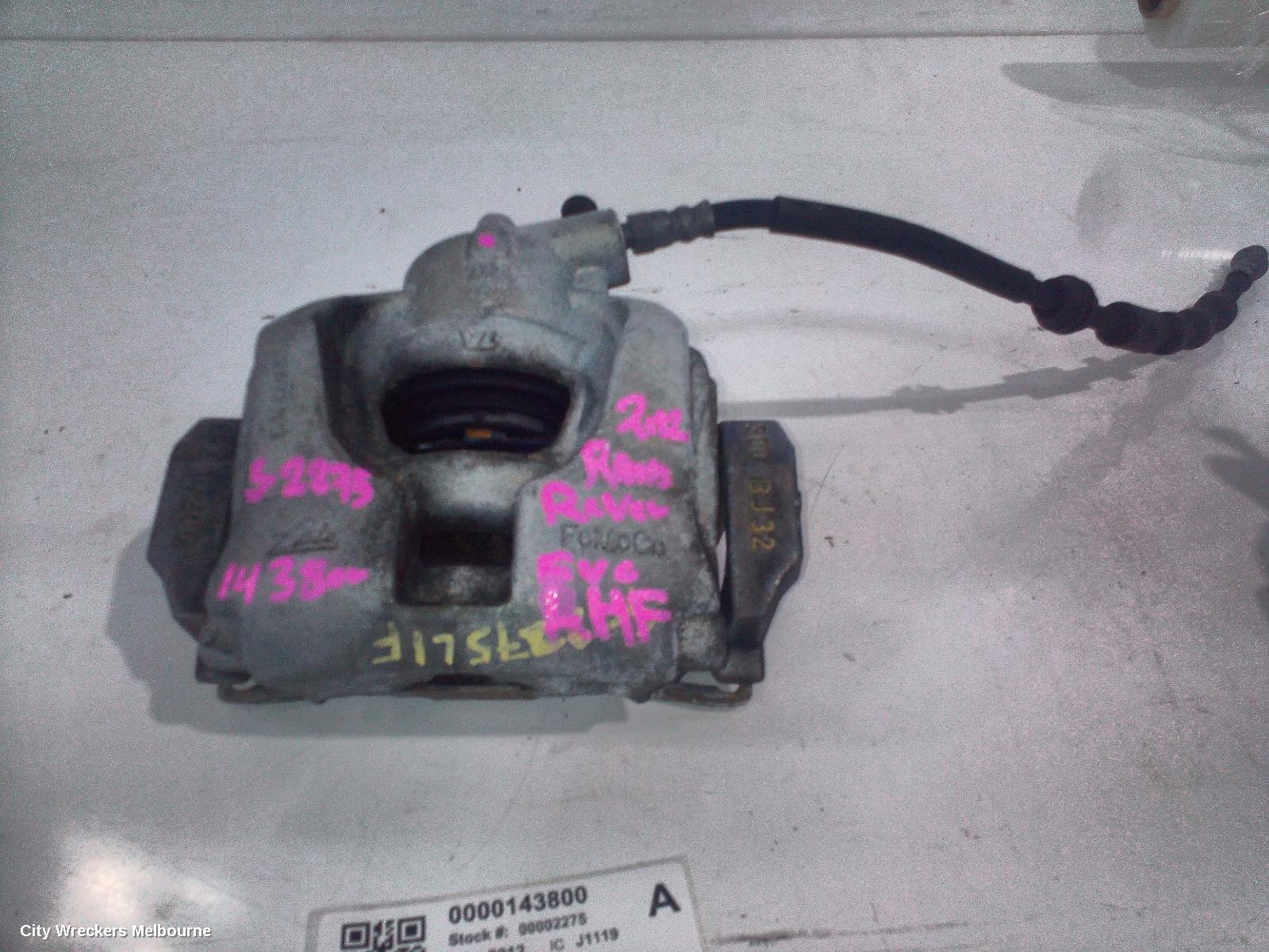 LAND ROVER RANGEROVER EVOQUE CALIPER, LH FRONT, L538, 325MM, 11/2011 - 01/2019