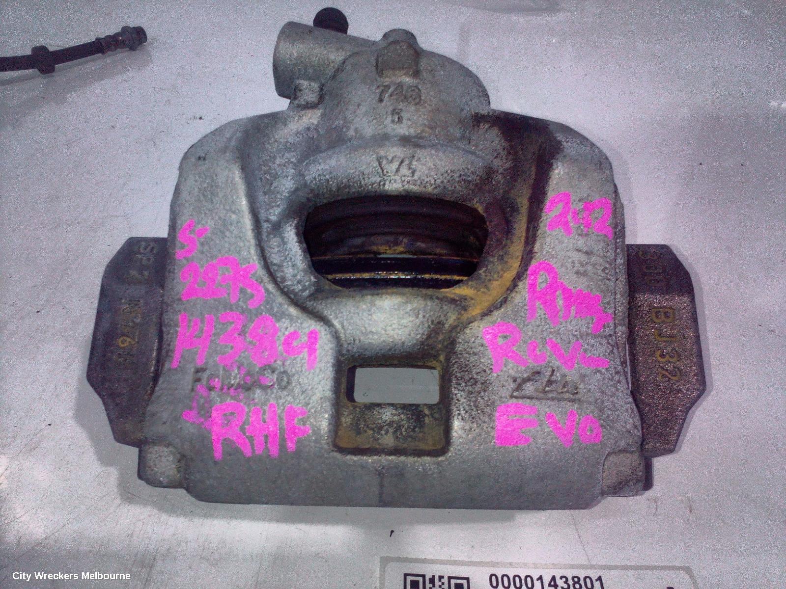 LAND ROVER RANGEROVER EVOQUE CALIPER, RH FRONT, L538, 325MM, 11/2011 - 01/2019