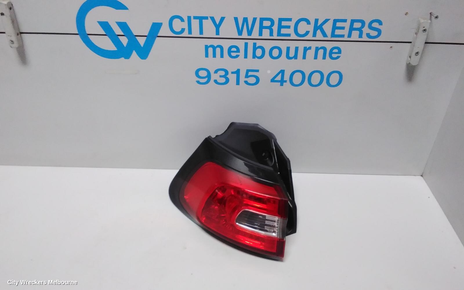 JEEP CHEROKEE LEFT TAILLIGHT, KL, IN BODY, 02/2014 - 03/2018