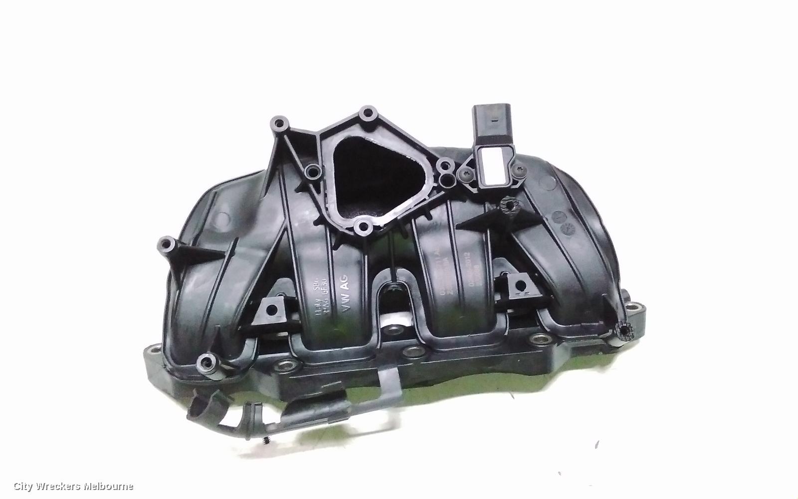 VOLKSWAGEN GOLF MANIFOLD, INLET MANIFOLD (UPPER), 1.4, PETROL, CAVD CODE, GEN 6, 10/2008 - 01/2016