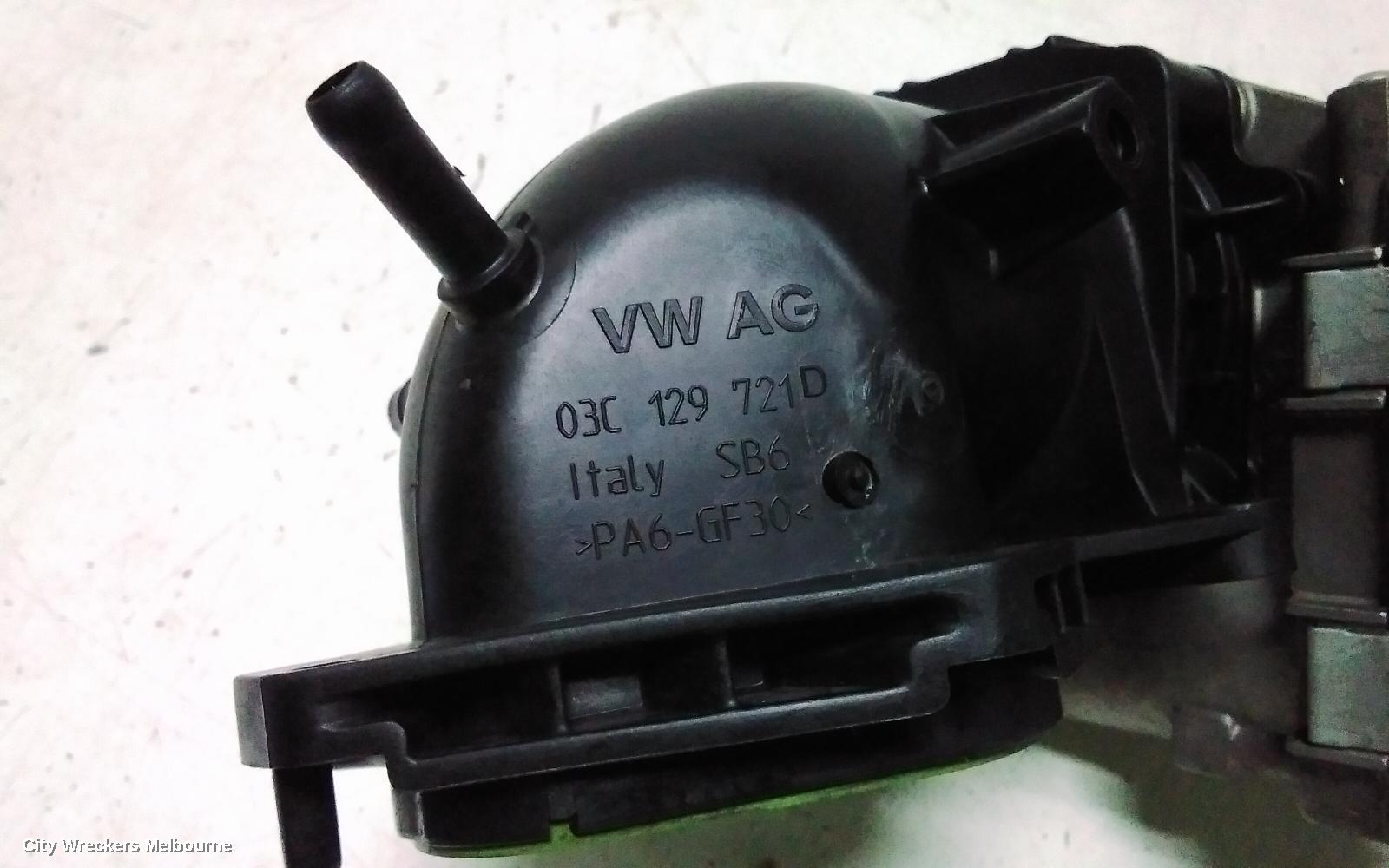 VOLKSWAGEN GOLF THROTTLE BODY, 1.4, PETROL, CAVD/CTHD CODE, GEN 6, 10/2008 - 01/2016