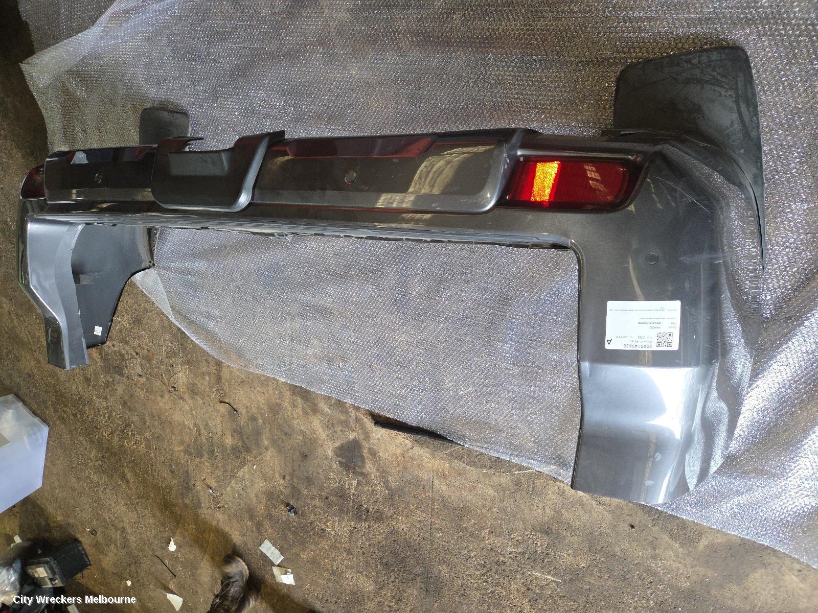 TOYOTA PRADO REAR BUMPER, 150 SERIES, BUMPER BAR, W/ PARK SENSOR TYPE, 08/2017 - 11/2023