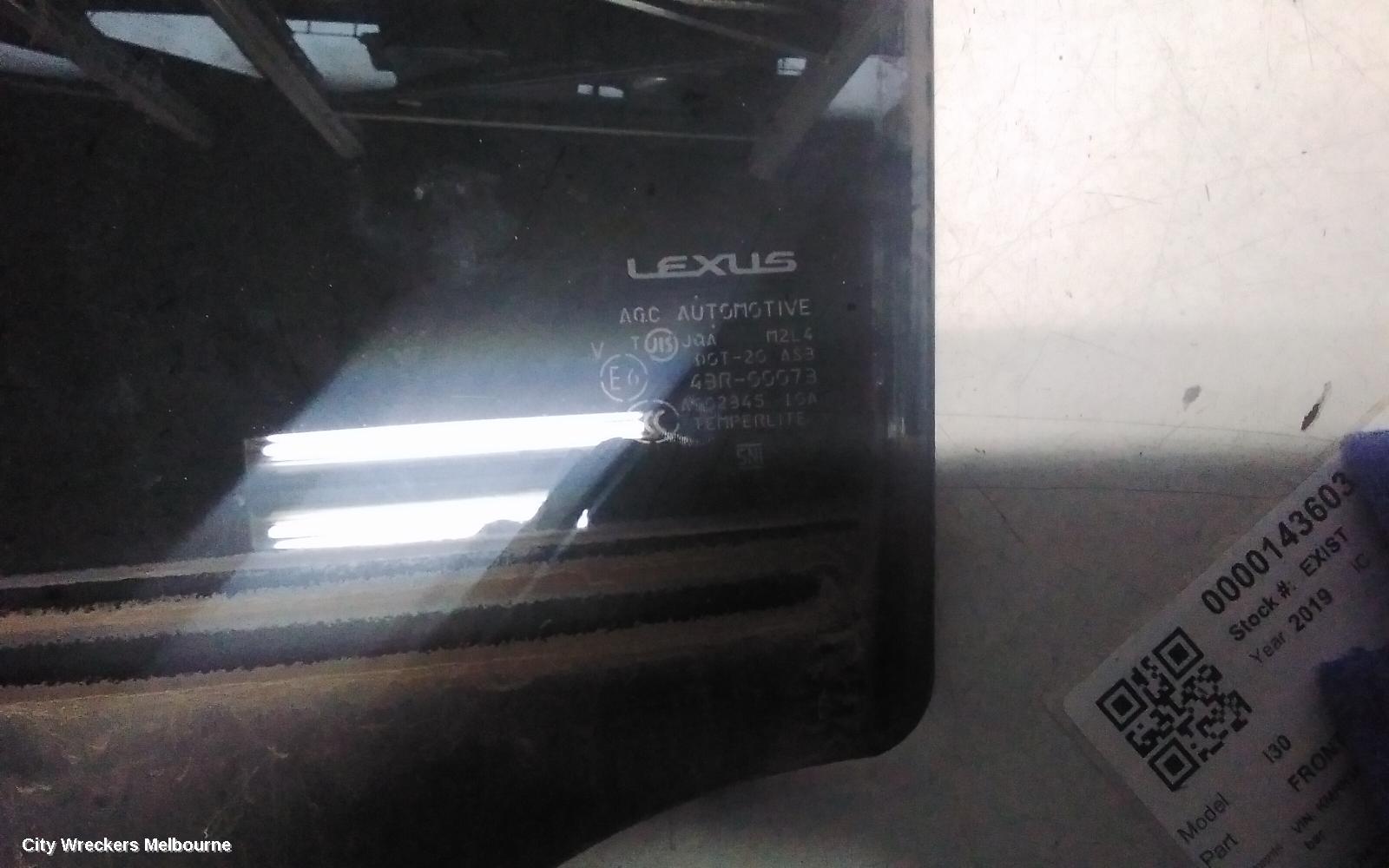 LEXUS RX SERIES LEFT REAR DOOR WINDOW, AL10, 12/2008 - 08/2015