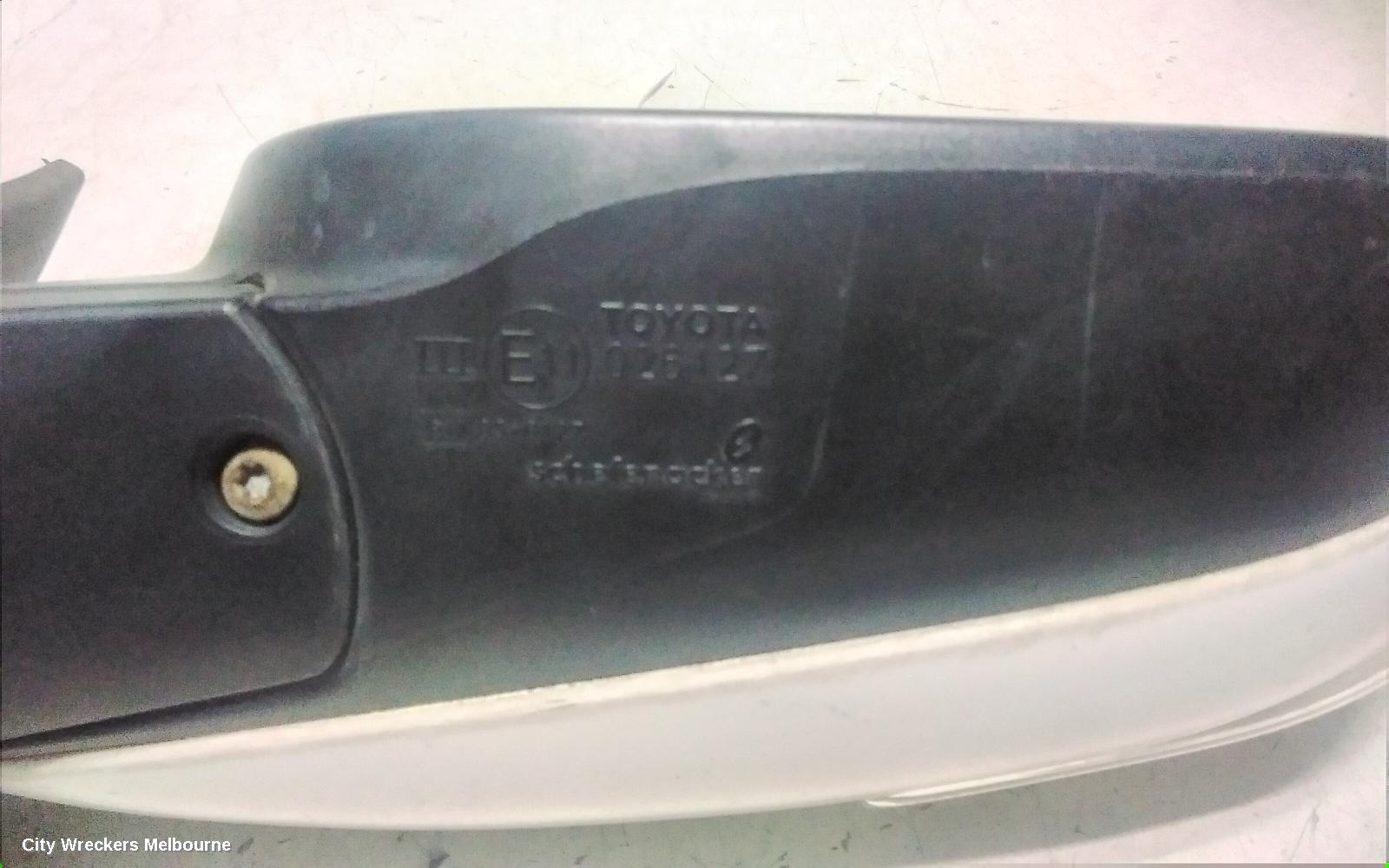 TOYOTA AURION RIGHT DOOR MIRROR, GSV40R, STANDARD TYPE, 10/2006 - 03/2012