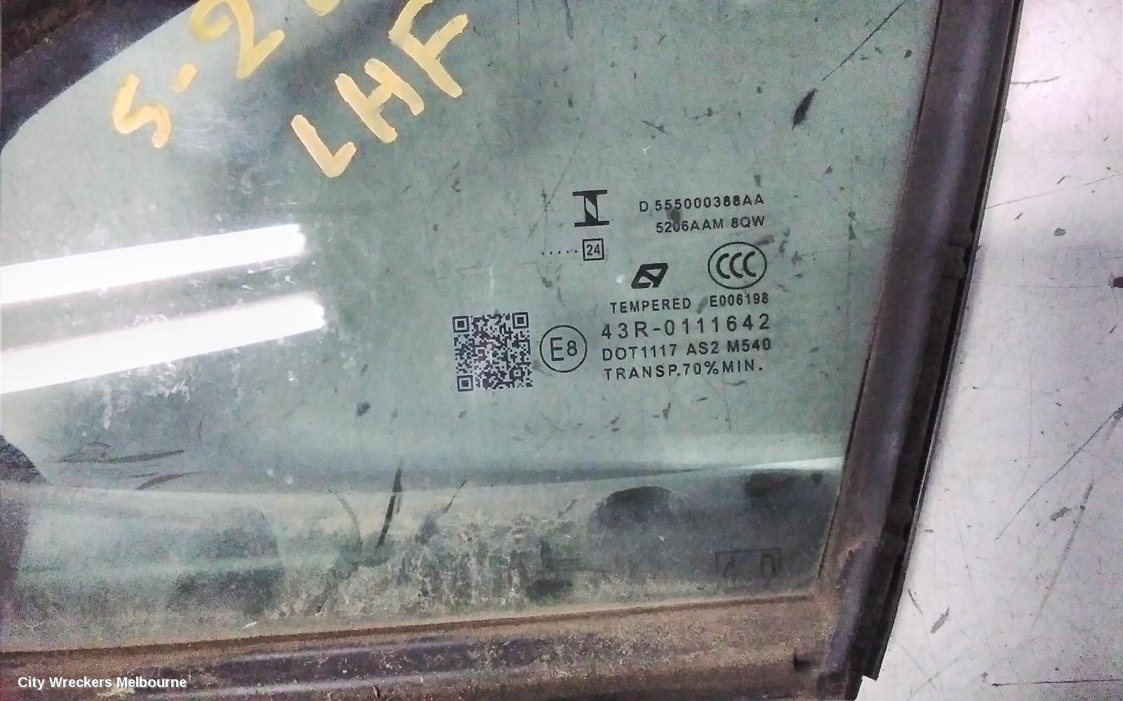 CHERY OMODA 5 LEFT FRONT 1/4 DOOR GLASS, T34/T19C, 12/2022 ONWARDS