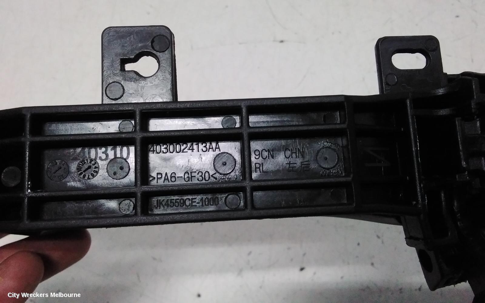 CHERY OMODA 5 DOOR HANDLE, T34/T19C, LH REAR, OUTER, 12/2022 ONWARDS